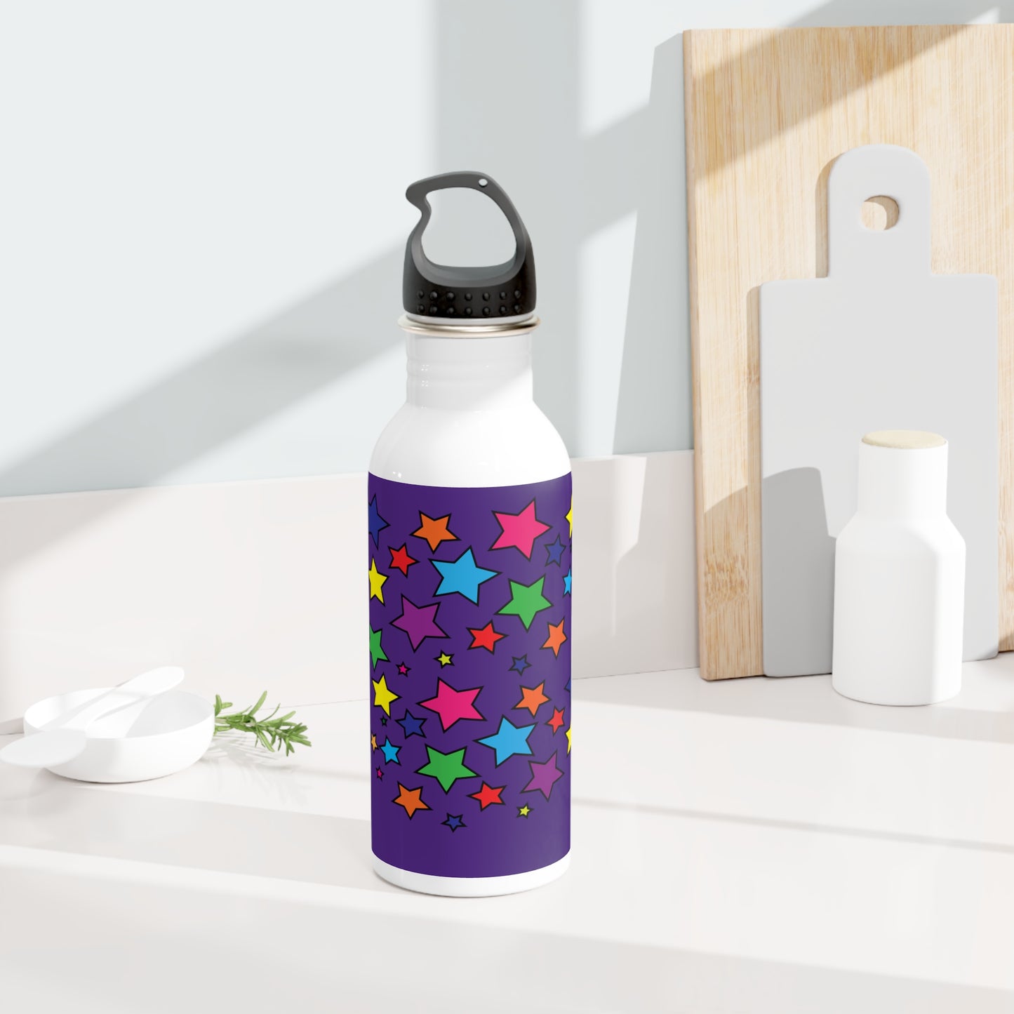 Tumbler-Wasserflasche mit Kunstdesigns 