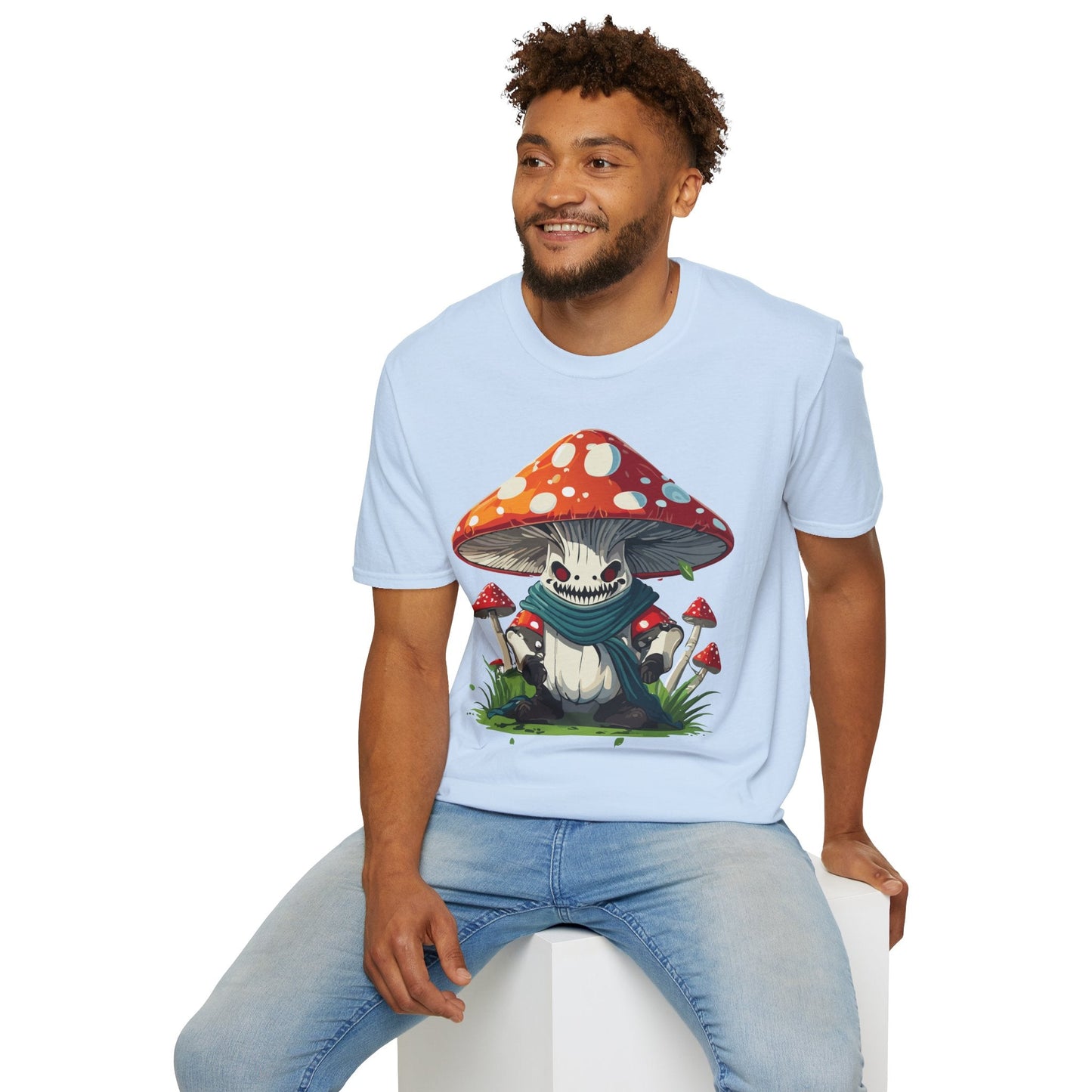 Unisex Mashroom T Shirt Funny Fungus Inspired Design Gildan Softstyle 64000 Tee Shirt