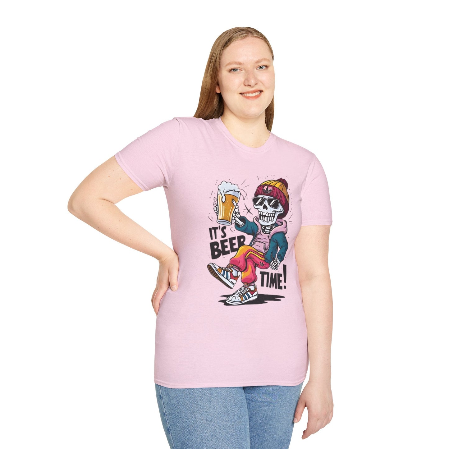 Gildan Softstyle 64000 Skull T Shirt Unisex Skeleton Graphic Tee Premium Comfort