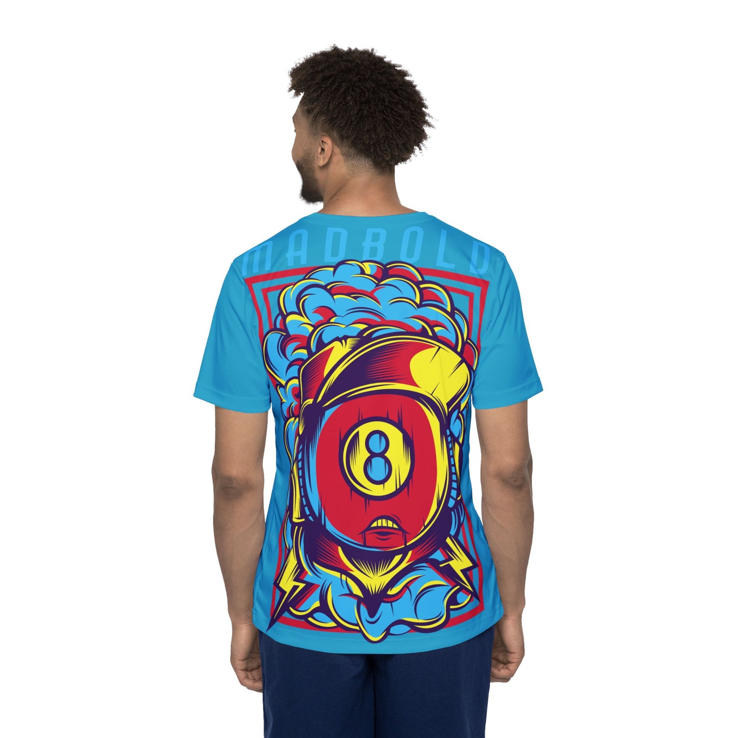 Be23 Fun Graphic T-Shirt, Art Design Poly Shirt, All Over Print Graphic Tee, Funny Print T-Shirt, Funny Cartoon Tee