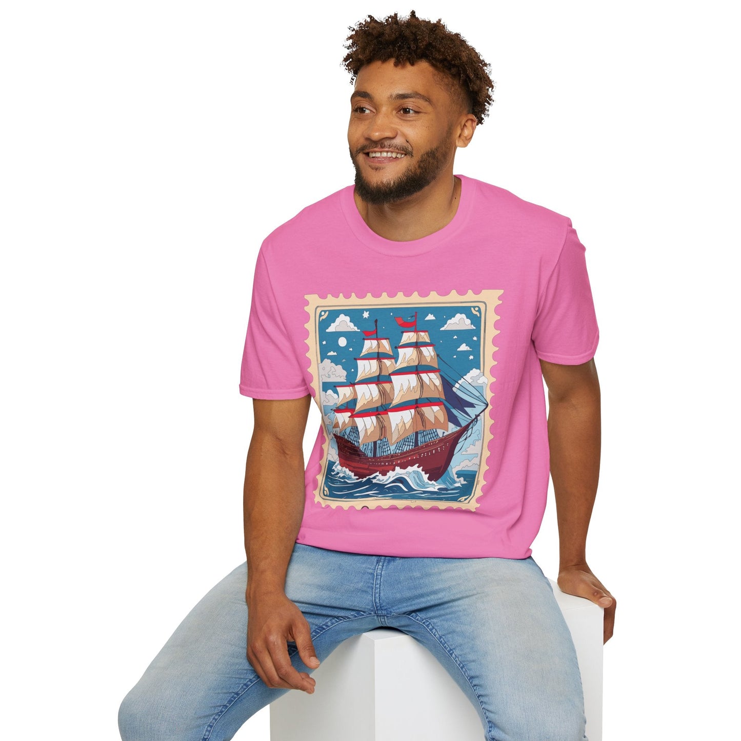 Unisex Softstyle Gildan 64000 Short Sleeve T Shirt Vessel Ship Frigate Tee For Everyday Comfort
