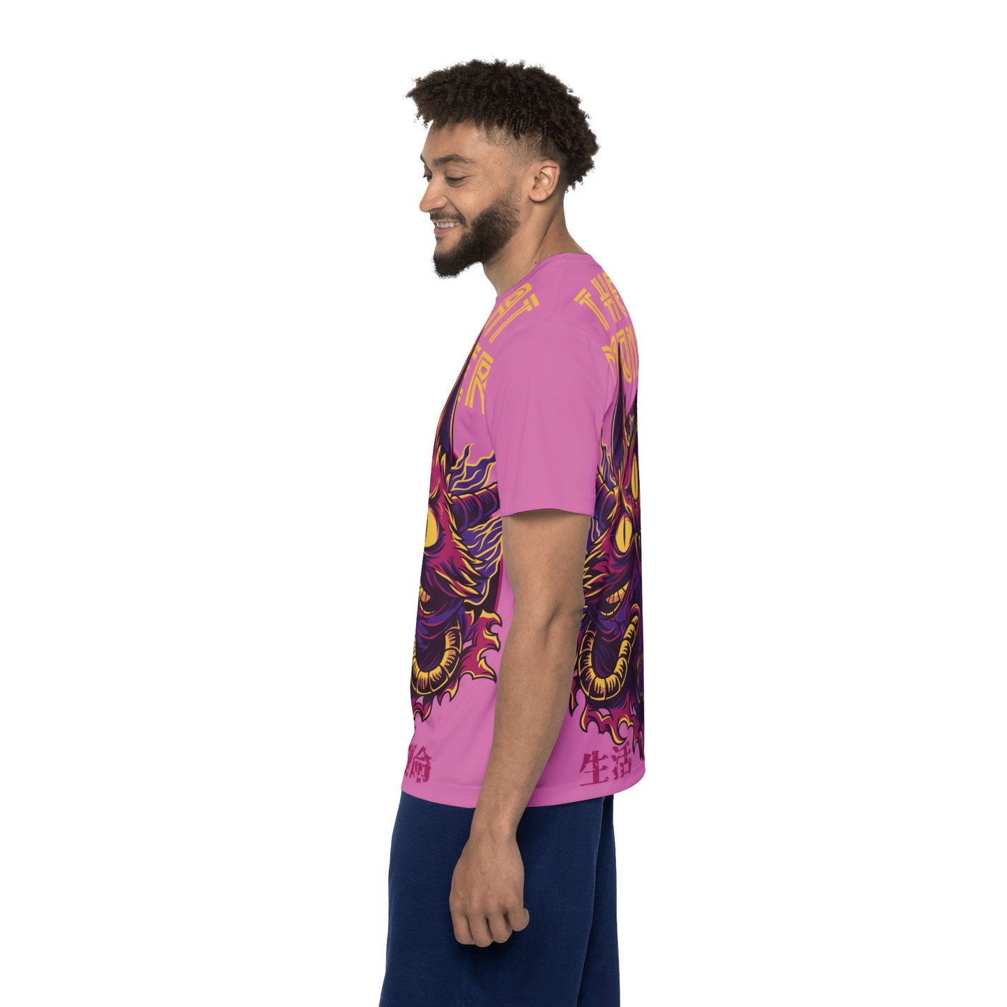 43-Be Fun Graphic T-Shirt, Art Design Poly Shirt, All Over Print Graphic Tee, Monsters T-Shirt, Cartoon Tees