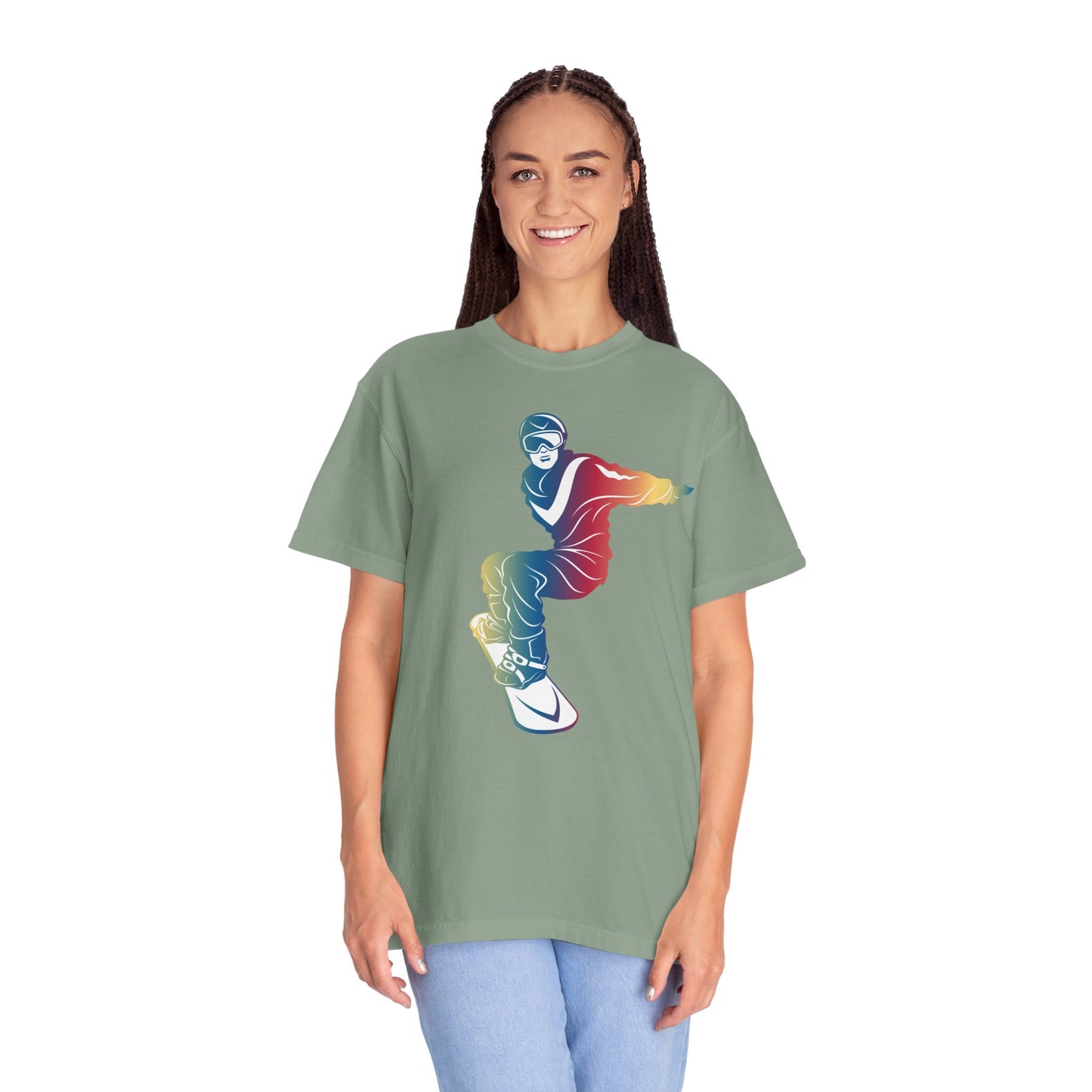 Unisex T-shirt with sports art design