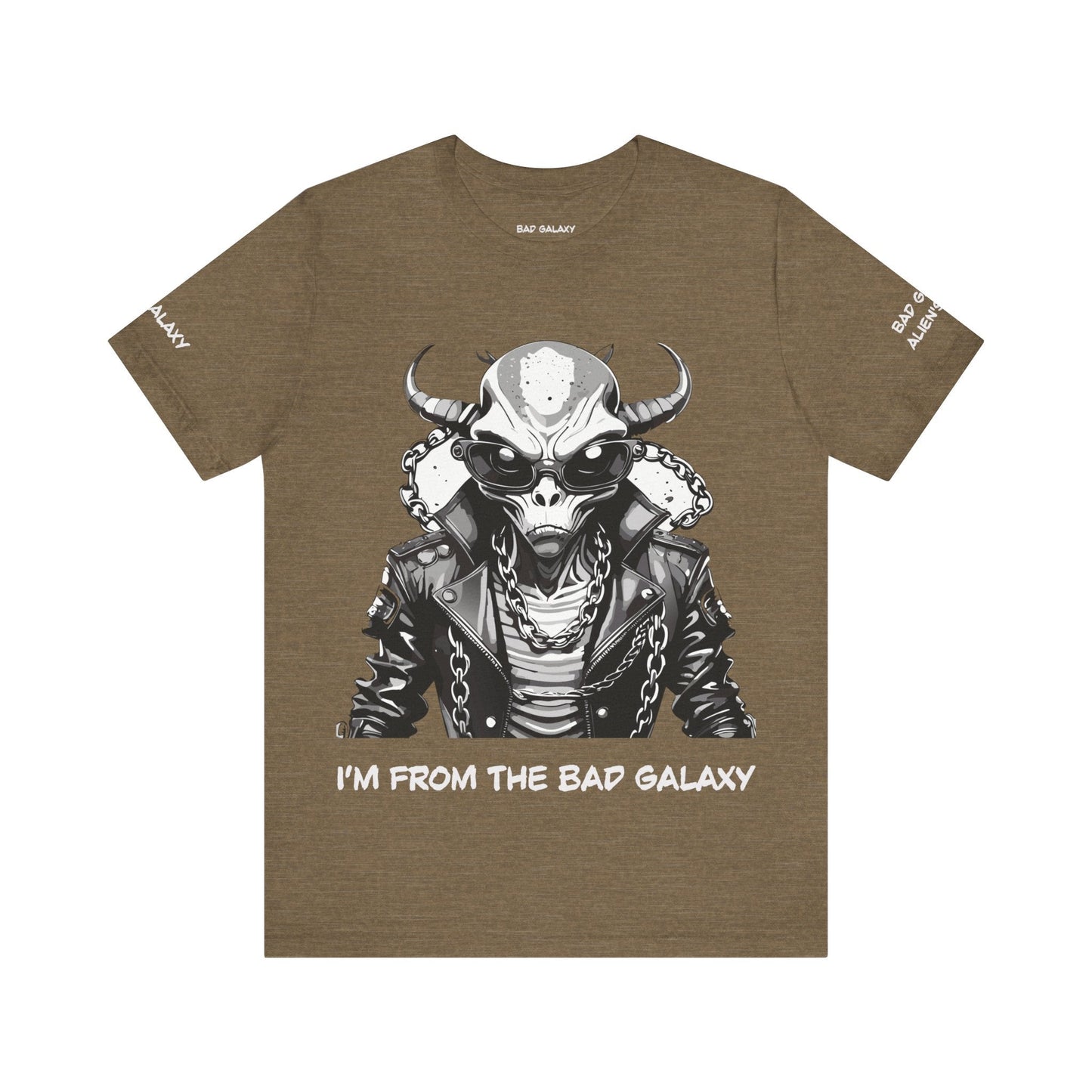 Alien Tee Shirt From Bad Galaxy 100 Cotton Made To Order With Eco Friendly Inks Free Shipping