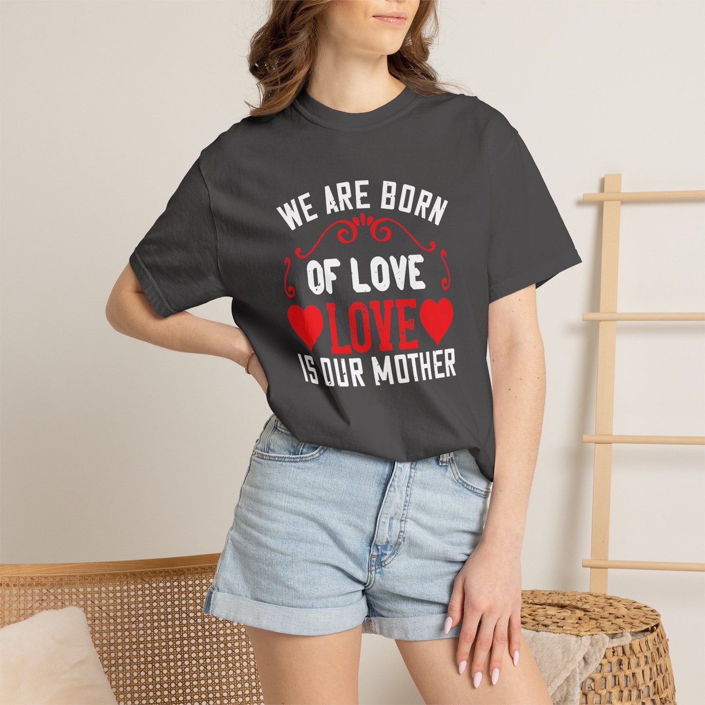Mom T-shirt Mother Day Mama Tee Unisex Comfort Colors Garment-Dyed Cotton h98