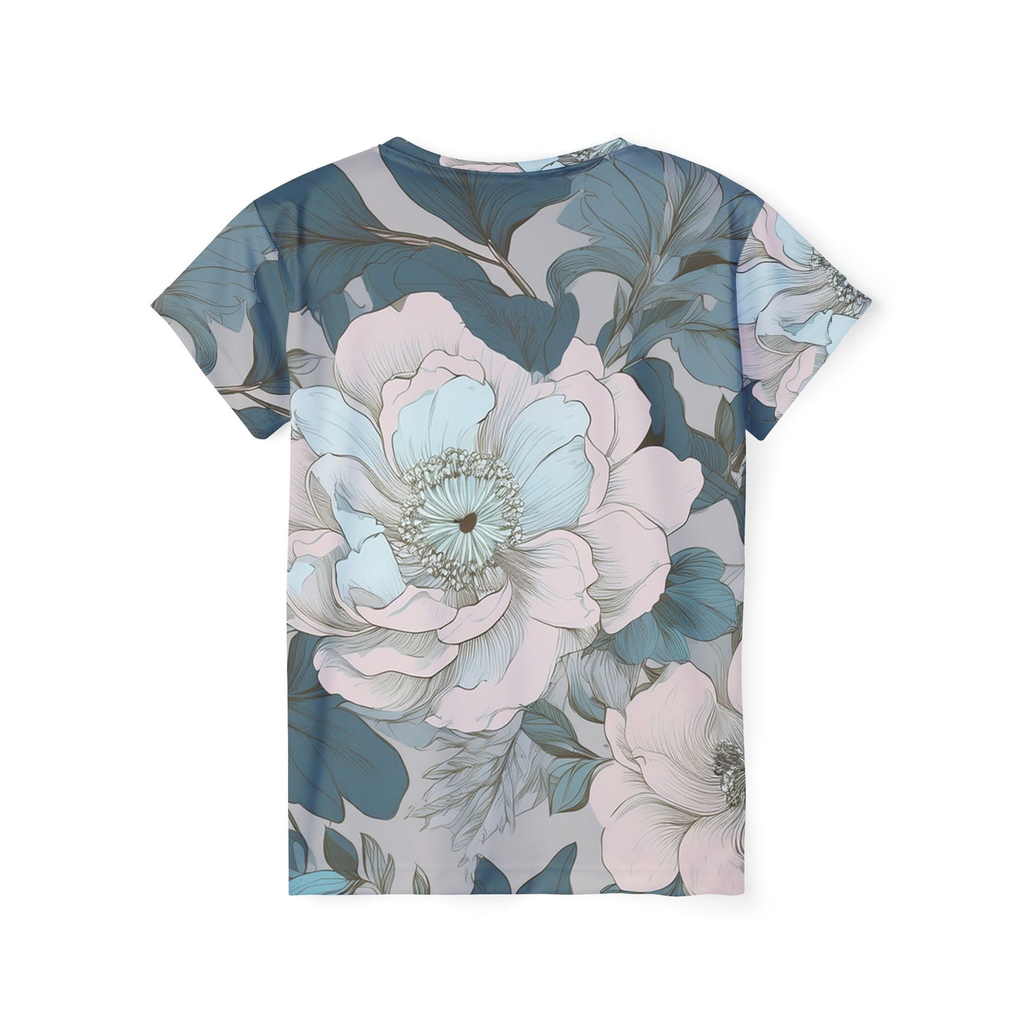 Women Poly Shirt with Floral Print F313