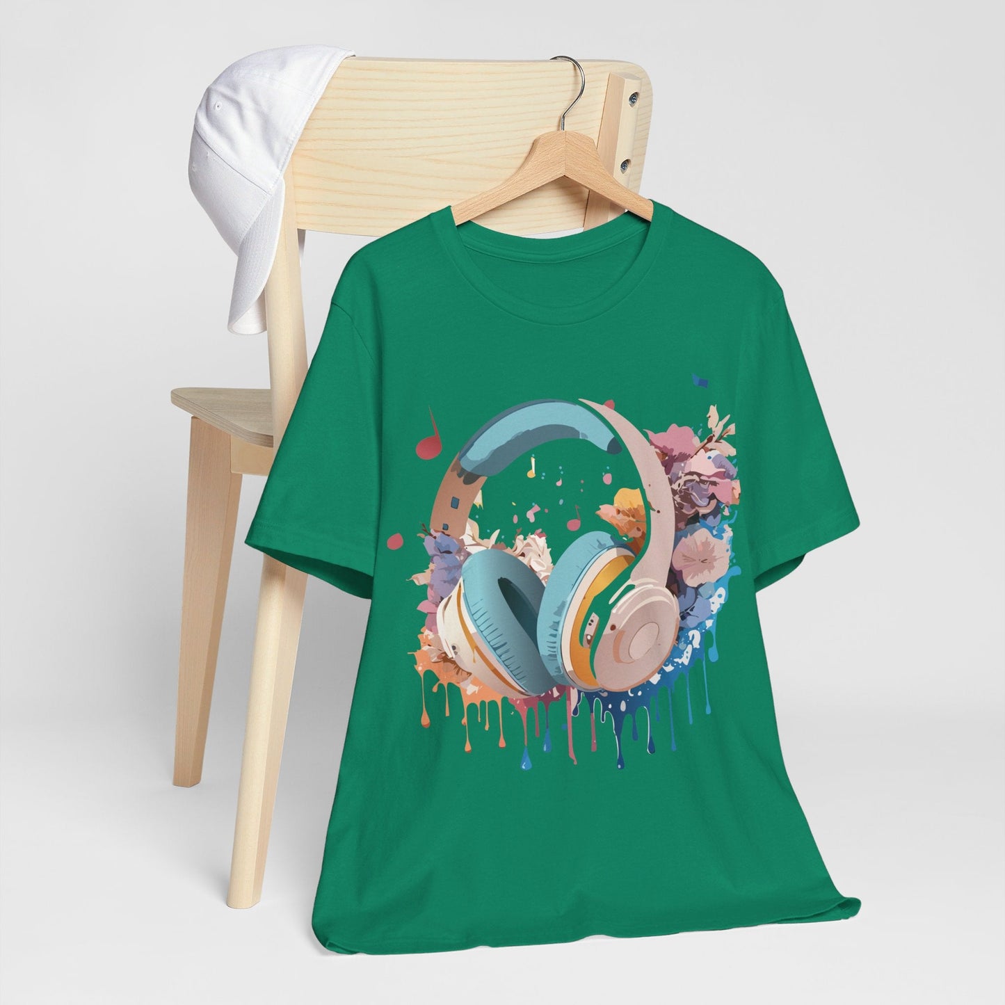 Music Graphic T Shirt Unisex Short Sleeve Tee Adelpha Vintage Inspired Art For Casual Everyday Wear