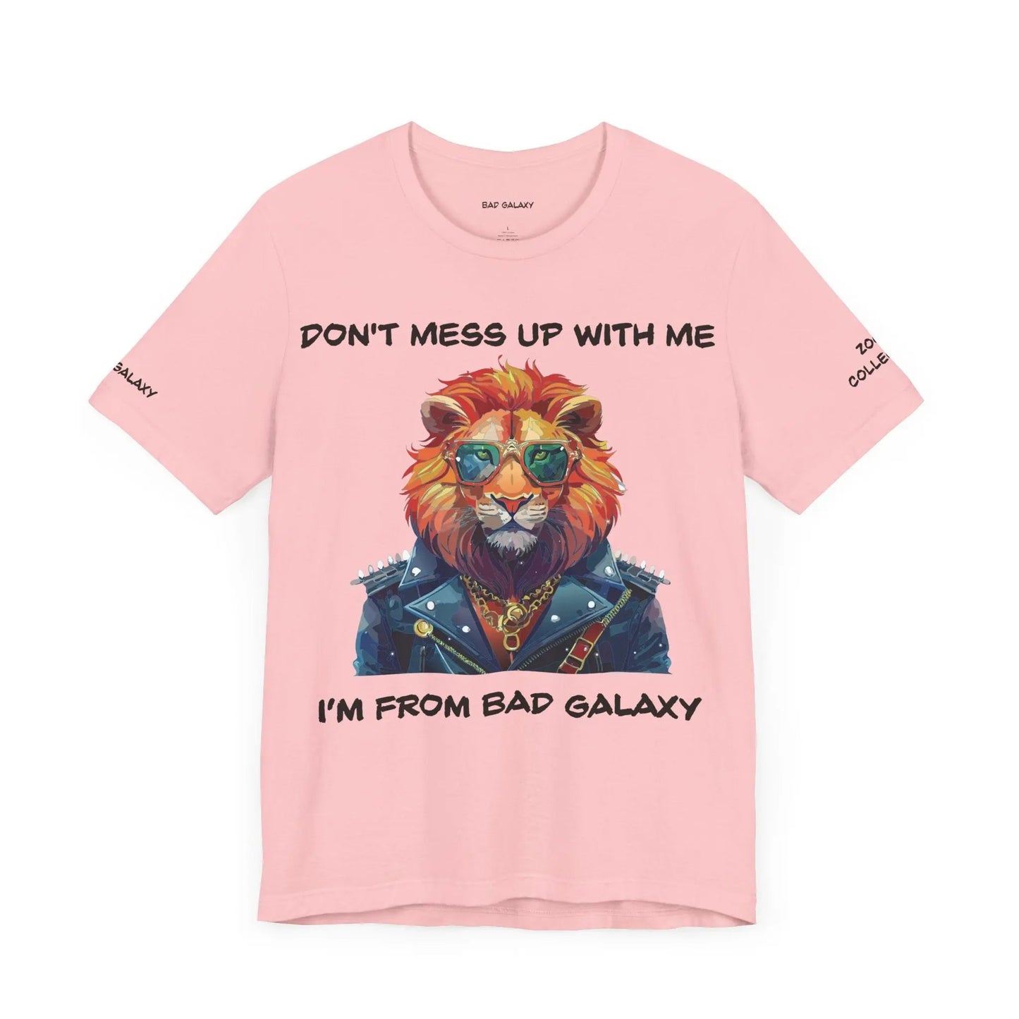 Bad Galaxy Animal T Shirt Made To Order 100 Percent Cotton Tee With Eco Friendly Inks Designed In US