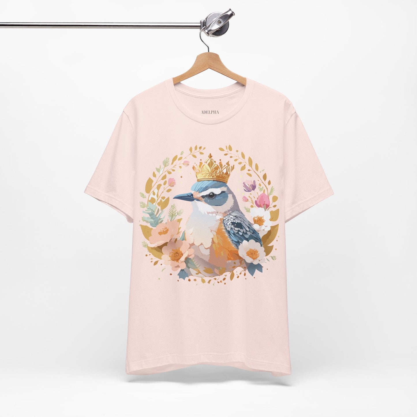 Medallion Graphic Unisex 100 Cotton Vintage Animal Medal Artwork Tee 33