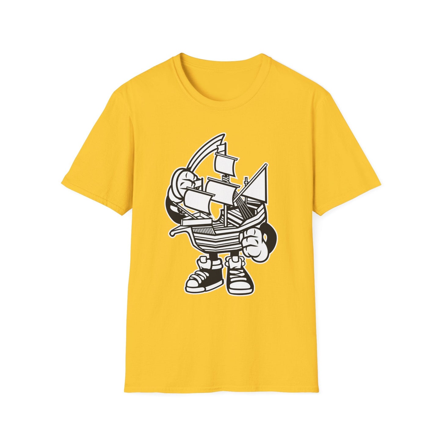 Cartoon T Shirt Animation Tee Funny Unisex Gildan Softstyle 64000 Cotton Art Design