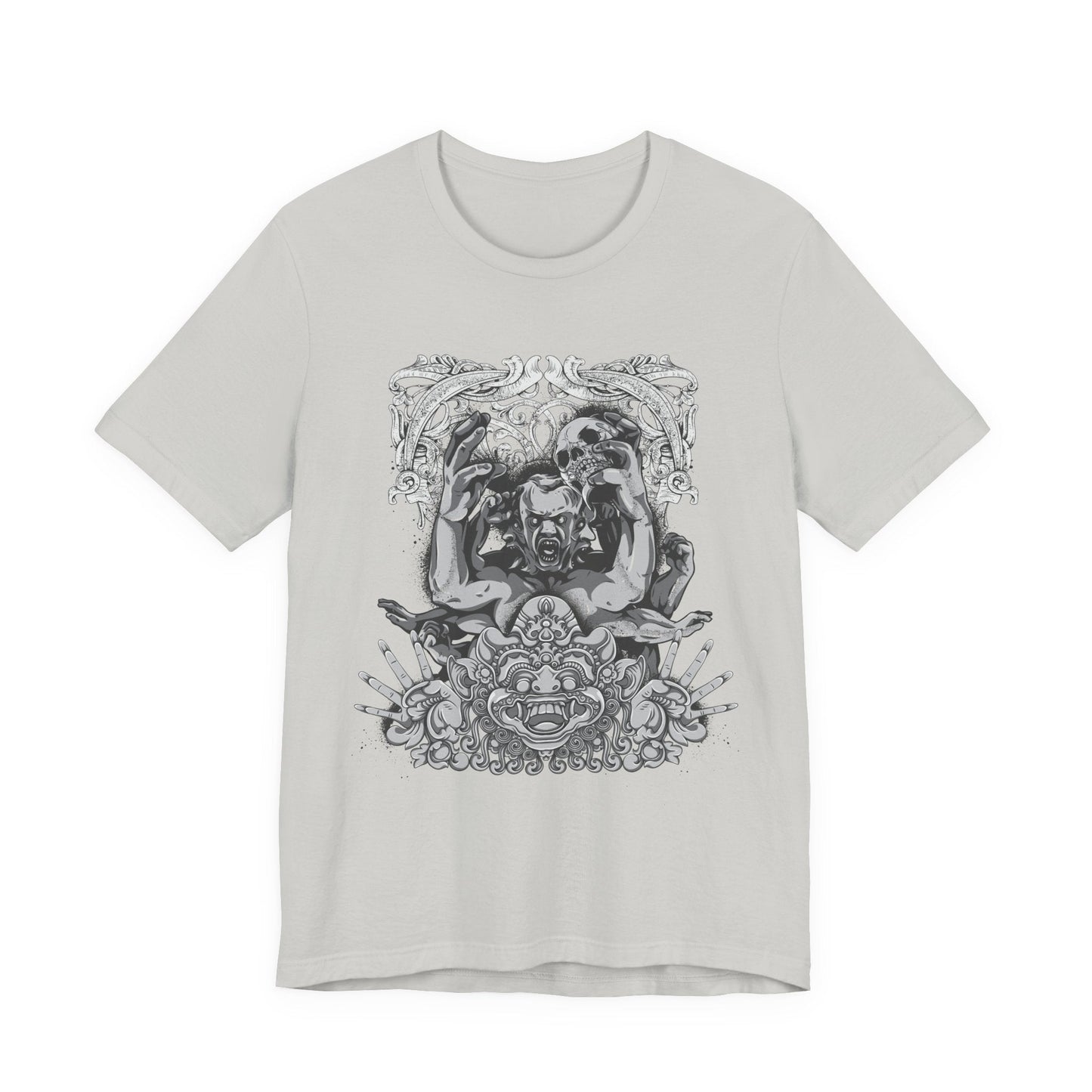 Mask Artwork Illustration Graphic Unisex Cotton T-Shirt r17