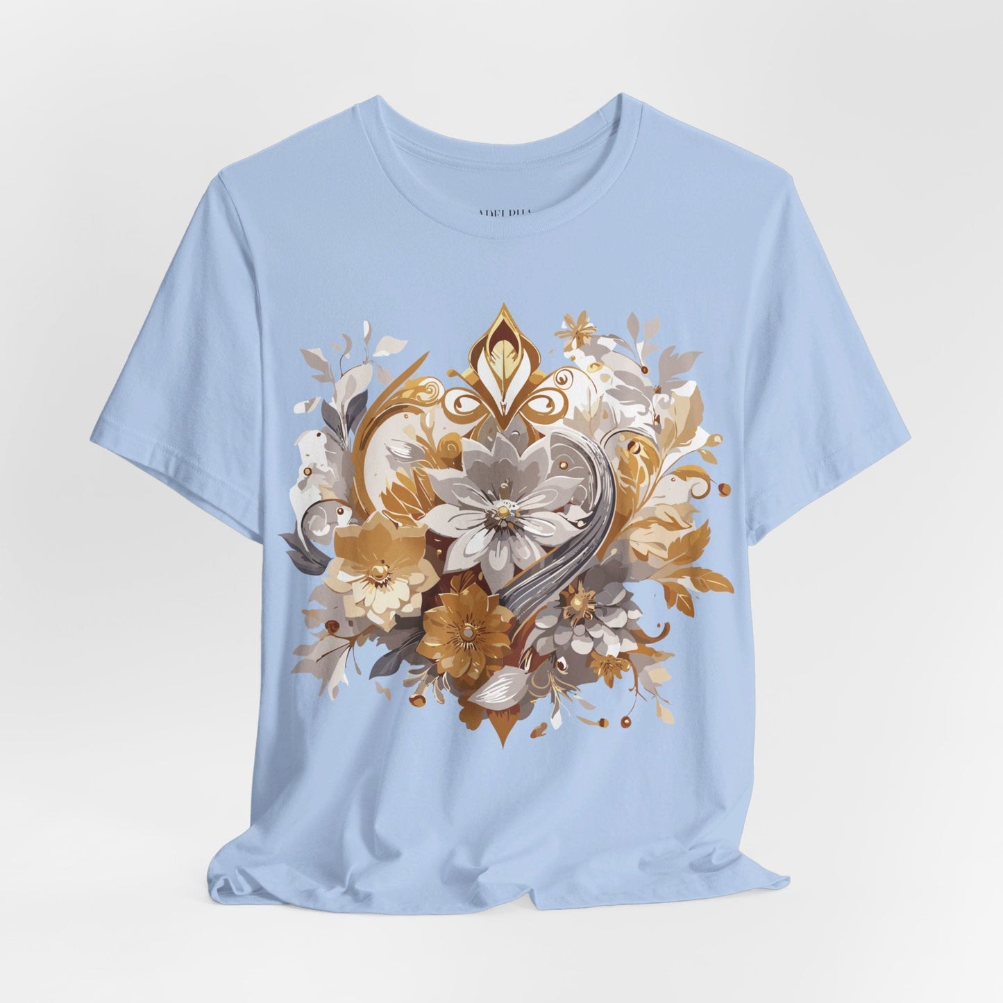 Adelpha Vintage Inspired Unisex Graphic Tee Short Sleeve Jersey Art Design Premium Casual Wear