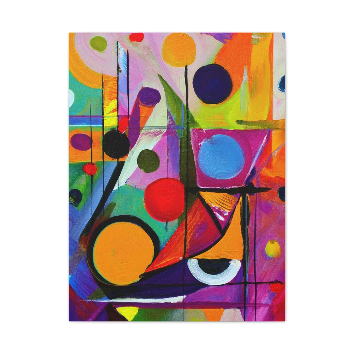 Abstract Painting Print Canvas 20x24,20x30,24x30, 24x32,24x36,30x40, 32x48,36x48,40x60 Pine-Wood Inner Frame ABS-15