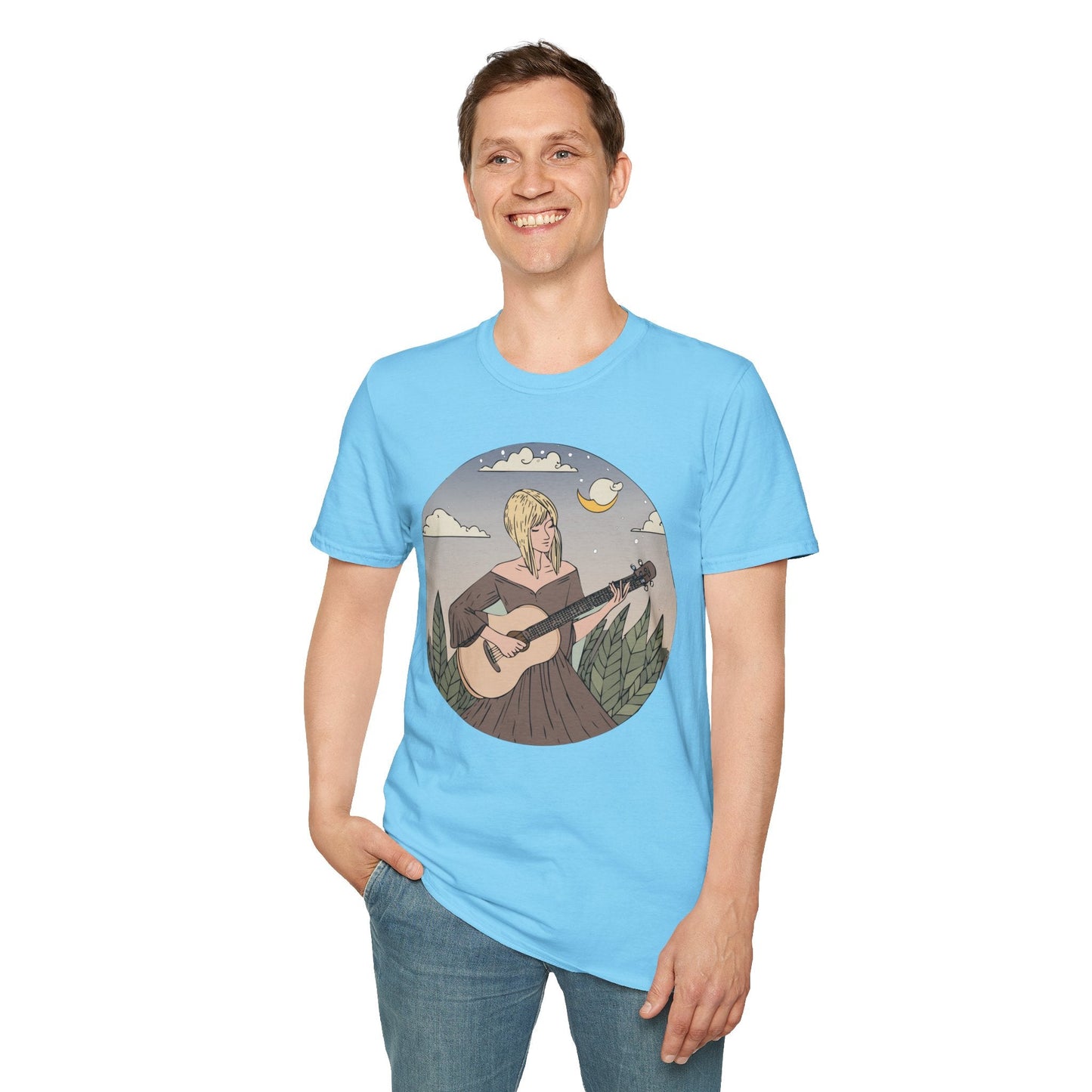 Womens Graphic T Shirts Art Design Shirt Softstyle Unisex Cotton Tee 100 Percent Comfort