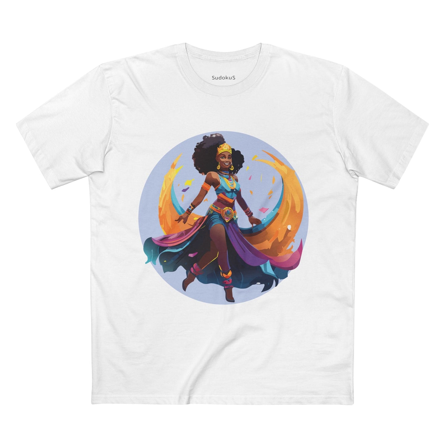 Dancer Graphic Unisex 100 Cotton Staple Tee 19