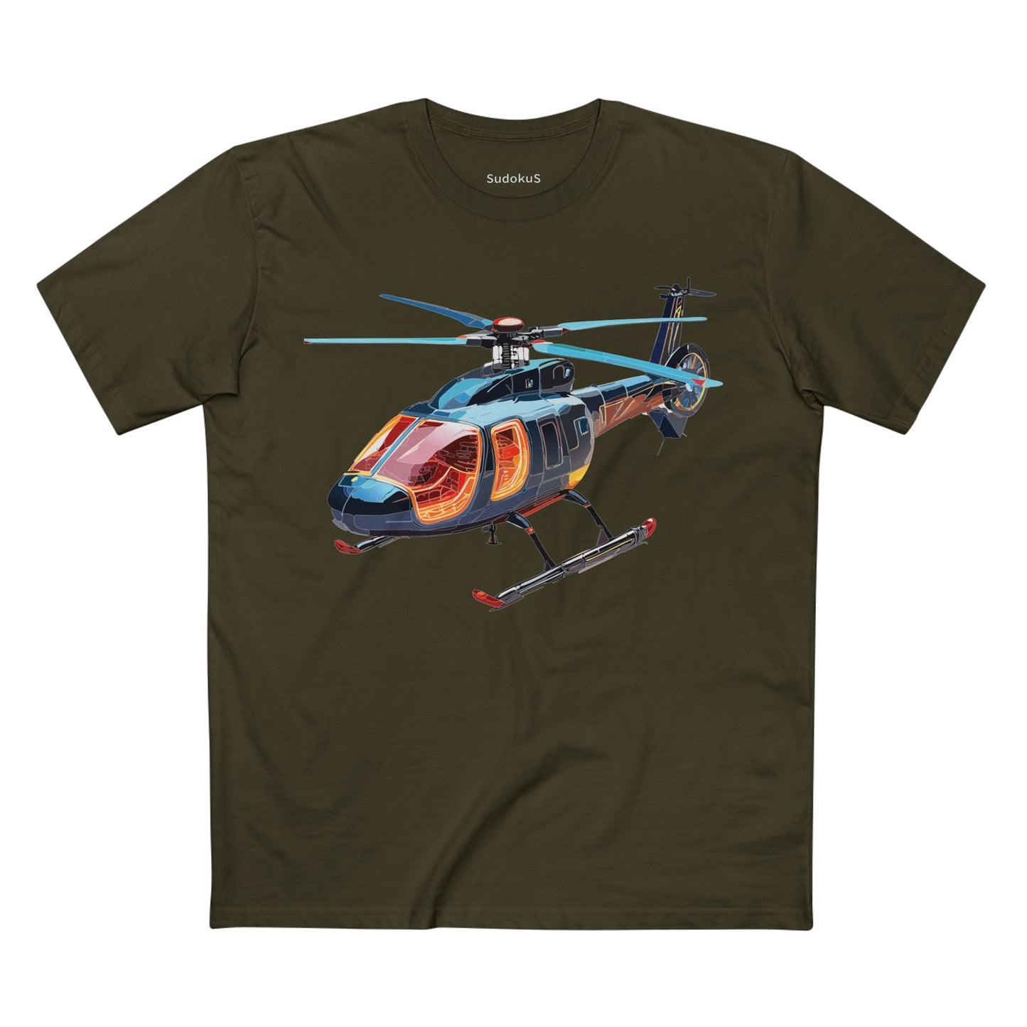Chopper Graphic Unisex 100 Cotton Staple Tee 12