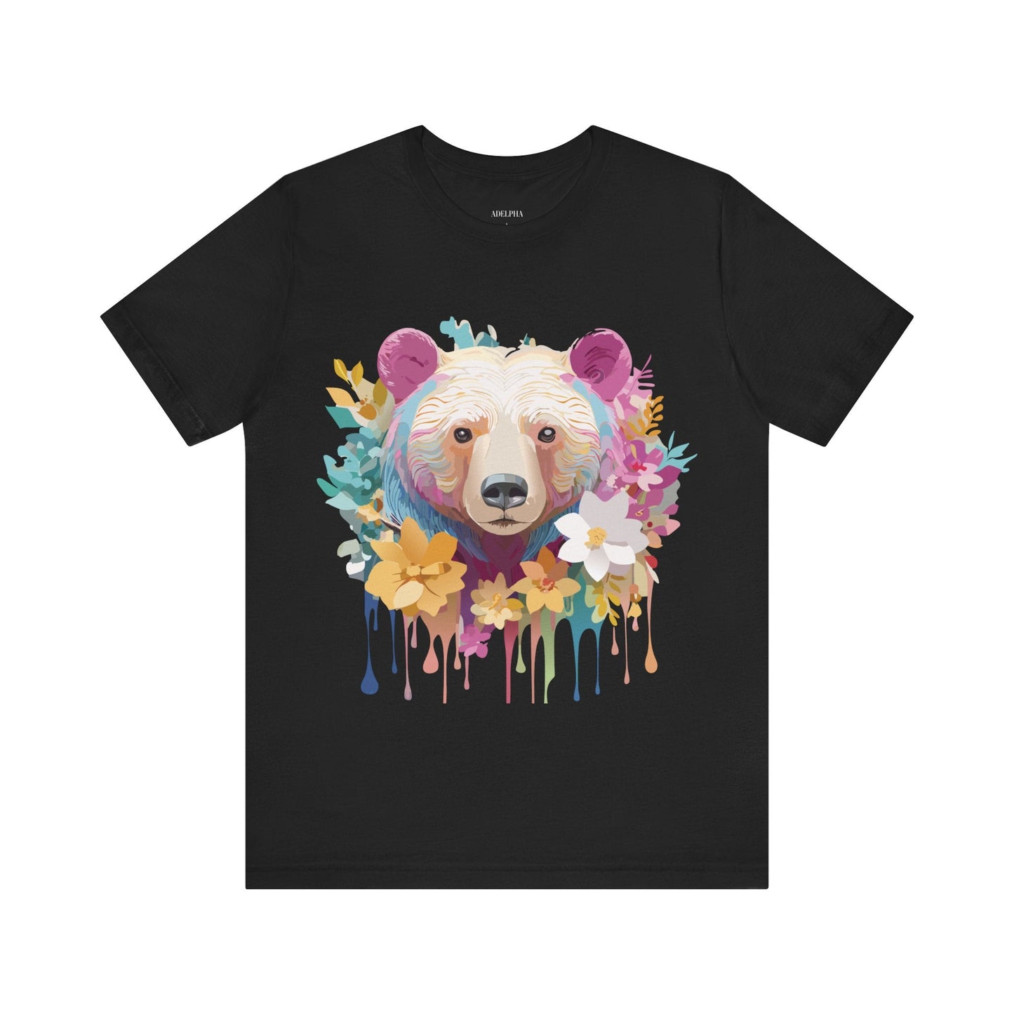 Bear Graphic Tee Unisex Vintage Inspired Artwork Adelpha Premium Collection