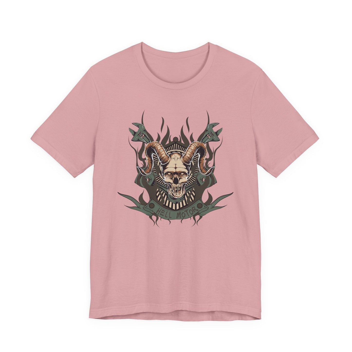 Gothic Skull Graphic Design Unisex Cotton Tee Art-49