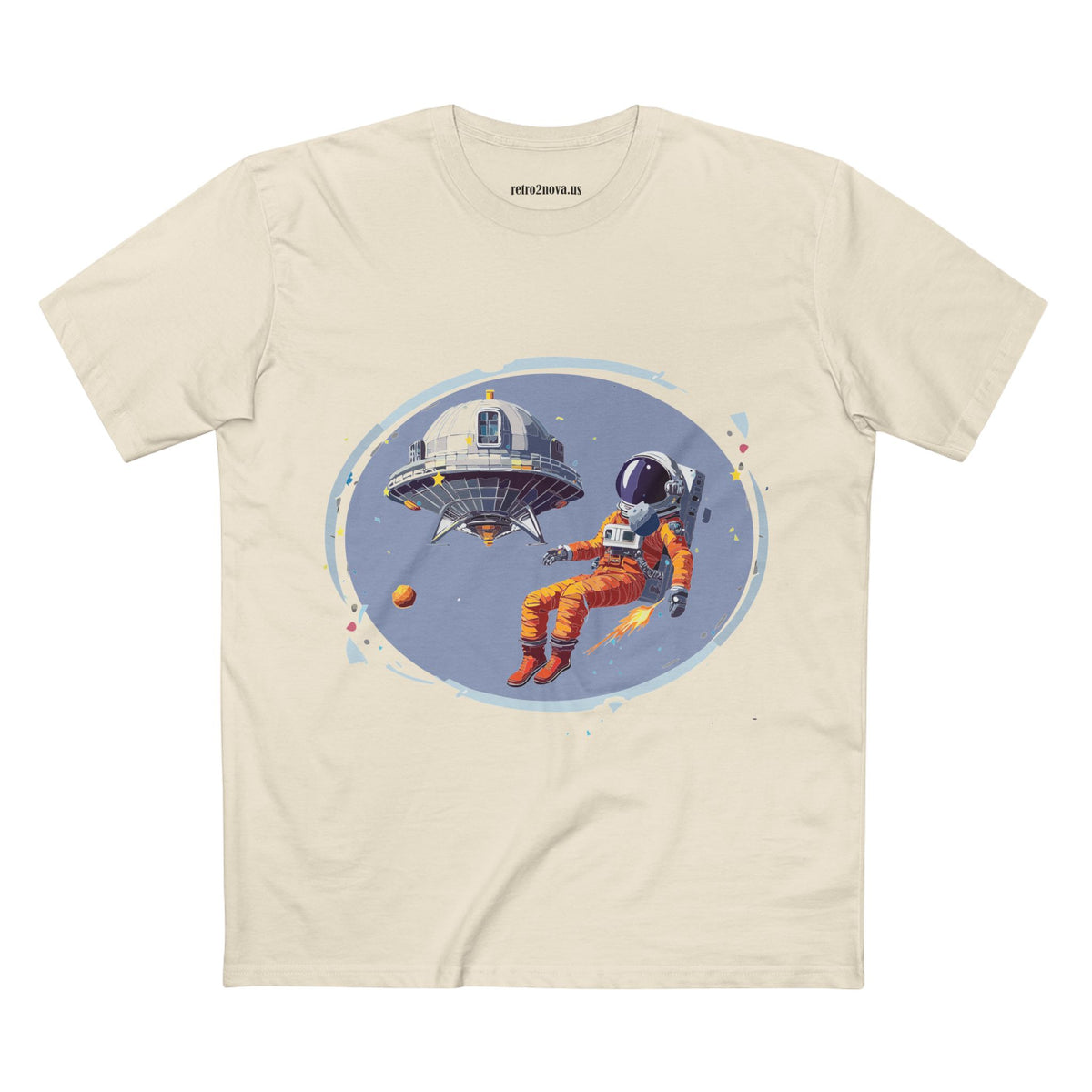 Cosmos Astronaut Graphic Tee Staple Unisex 100 Cotton Tee Shirt - CS-12