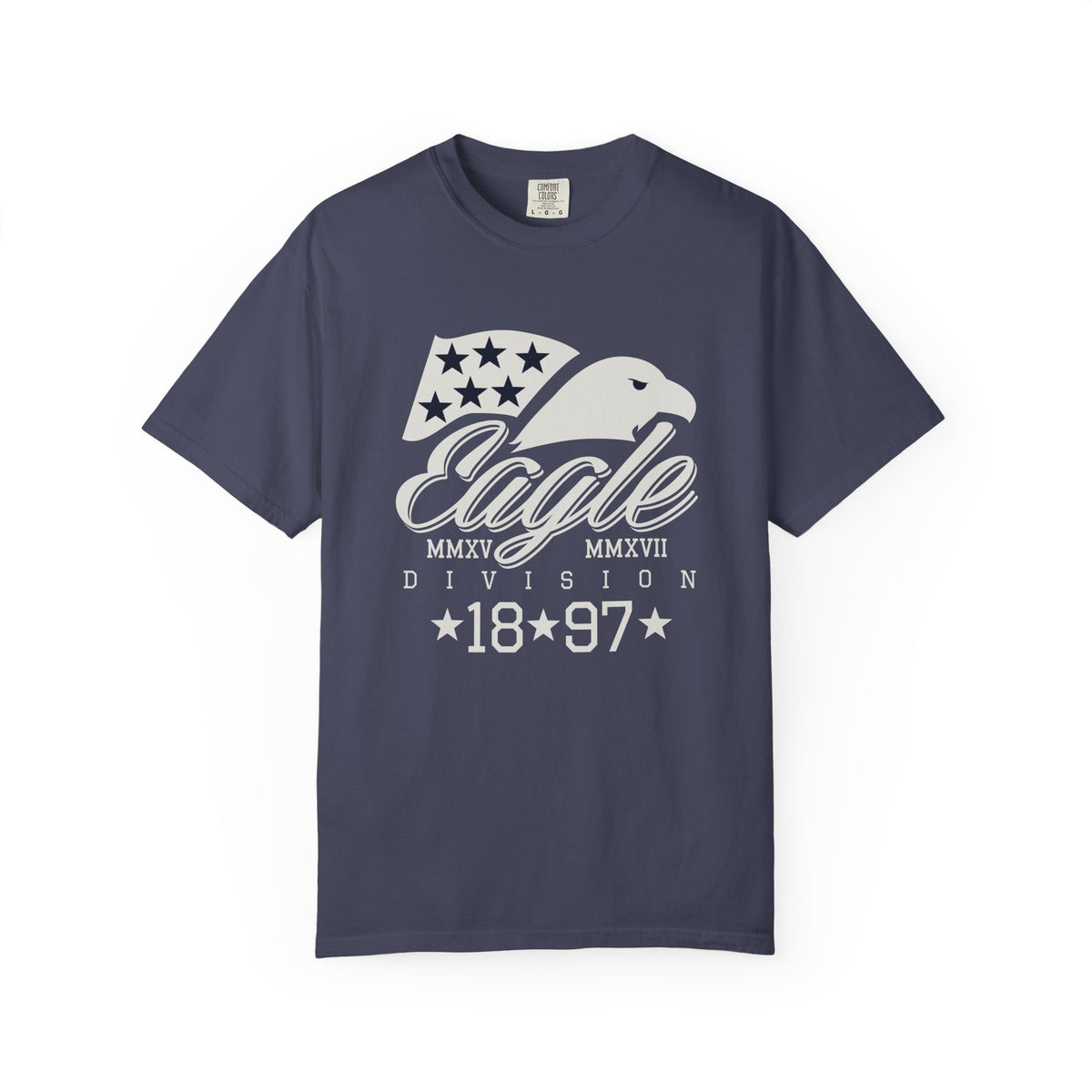 Bald Eagle Division Retro College League Unisex Comfort Colors Garment-Dyed Heavyweight 100 Cotton Art Design T-Shirt w16