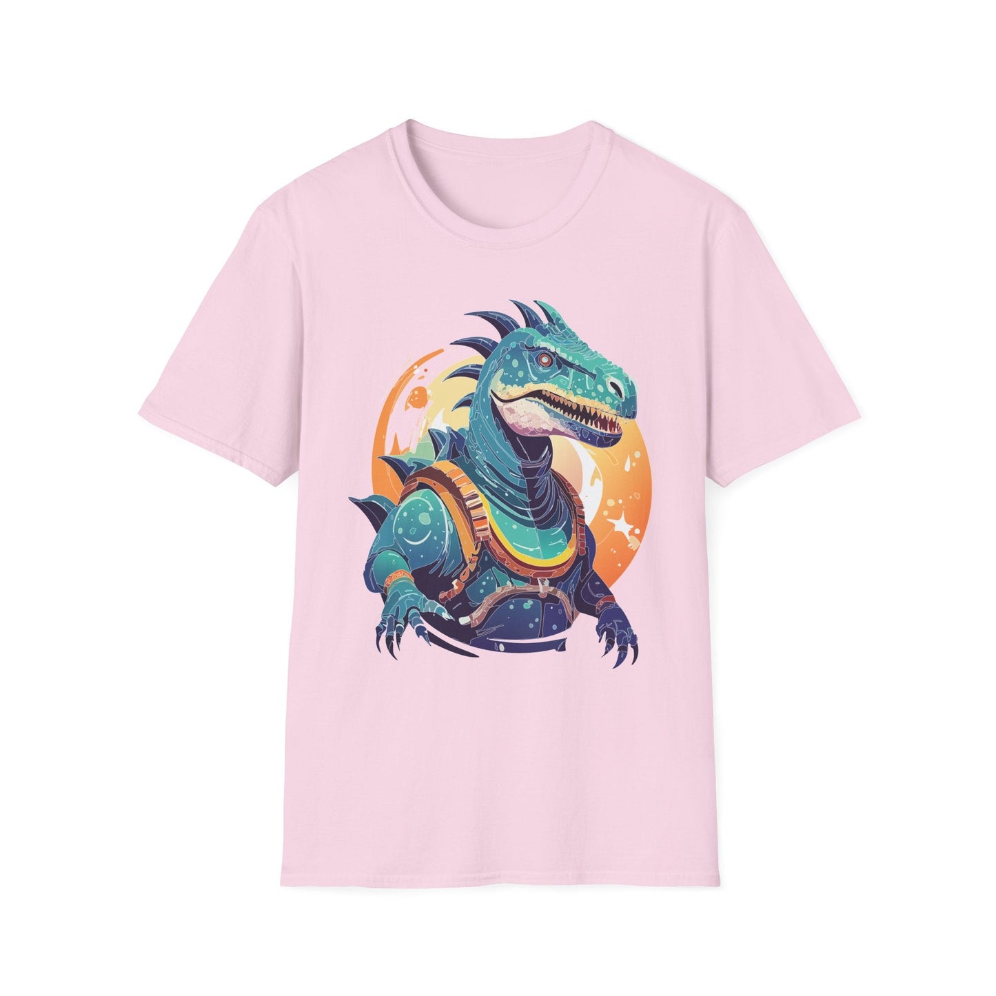 Alien Graphic Unisex Cotton Softstyle UFO Artwork Tee 17