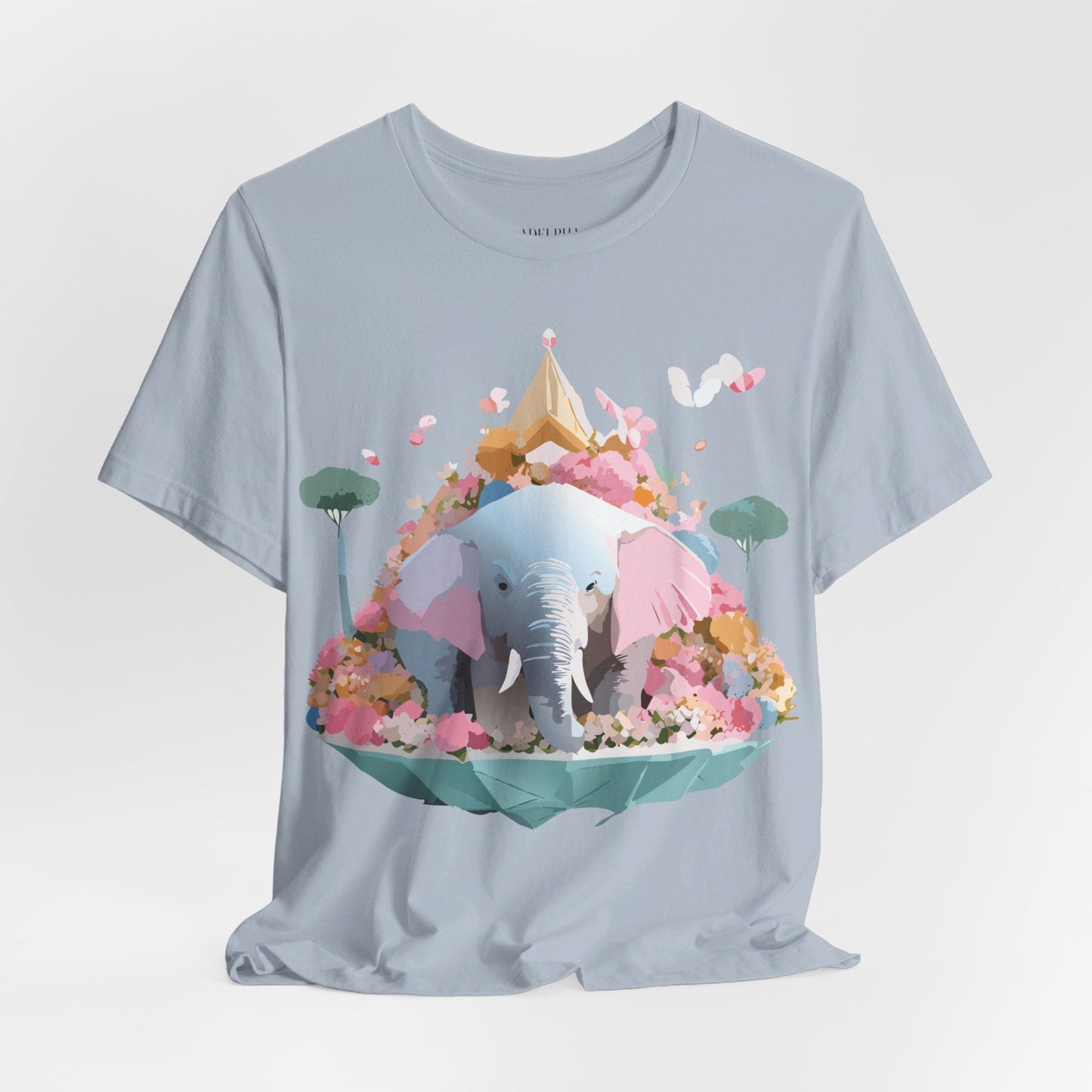 Elephant Graphic Unisex 100 Cotton Jersey Vintage Art Design Tee 19