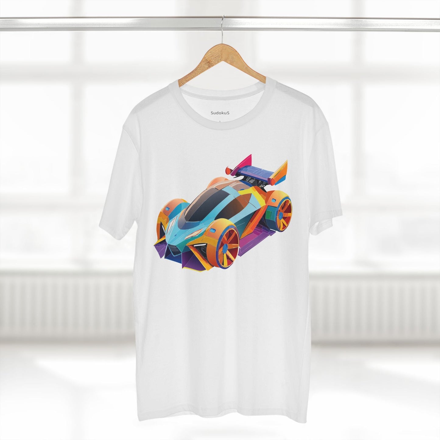 Car Graphic Unisex 100 Cotton Staple Tee 23