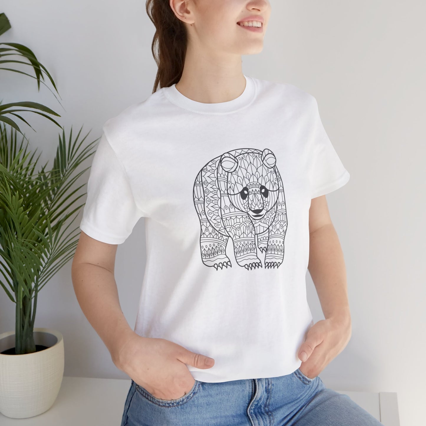 Unisex Tee Shirt with animals Print