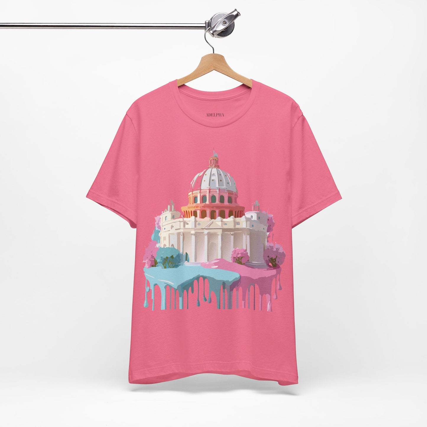 Adelpha Rome Tourist Shirt Unisex Graphic Tee With Vintage Art Design Comfortable Fit