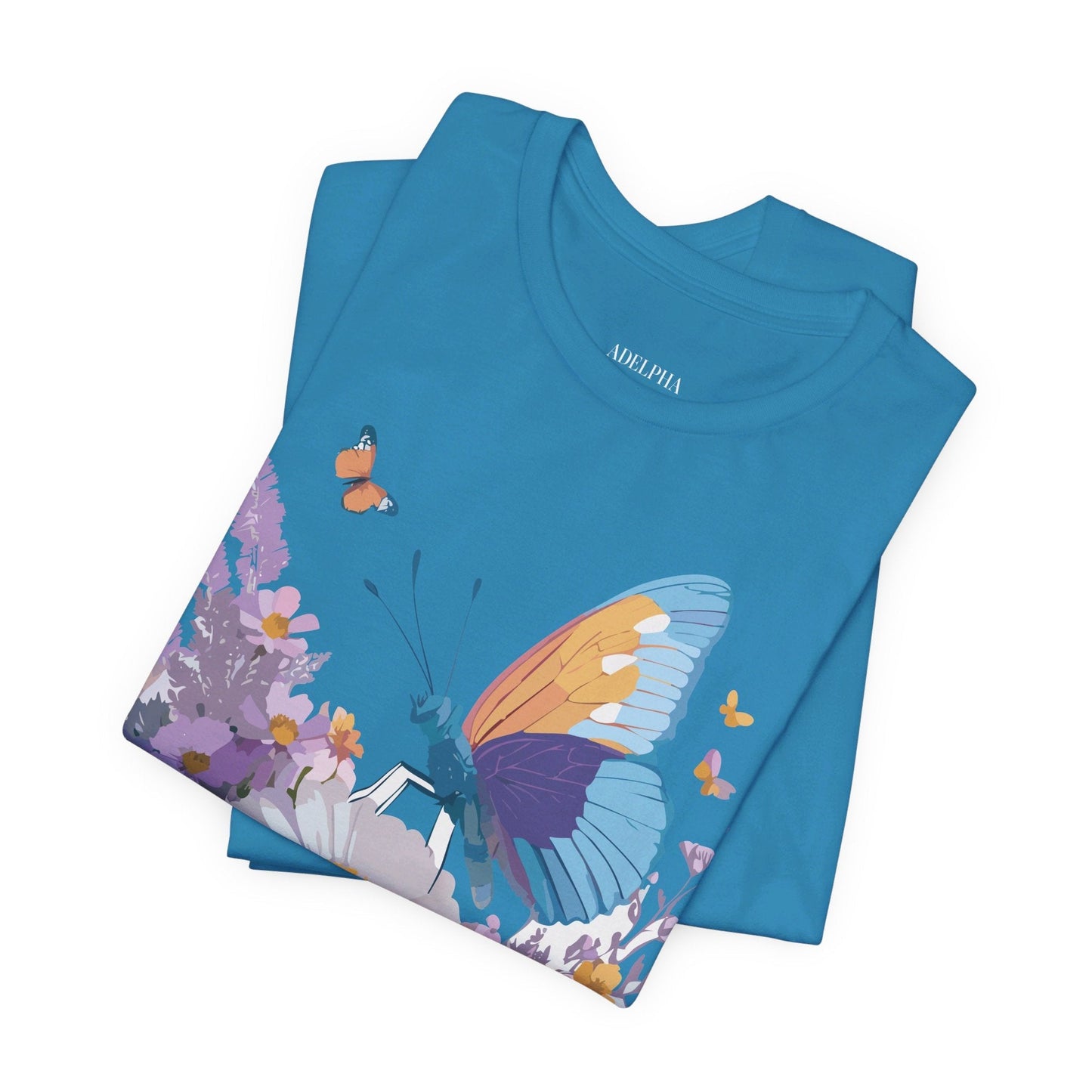 Adelpha Vintage Inspired Graphic Tee Unisex Short Sleeve Shirt