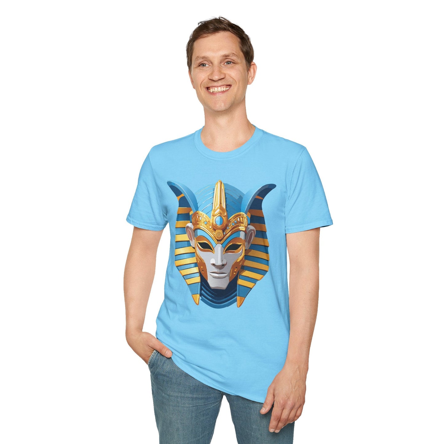 Mask Tee Shirt Unisex Masquerade Tee Gildan Softstyle 64000 100 Percent Cotton Breathable