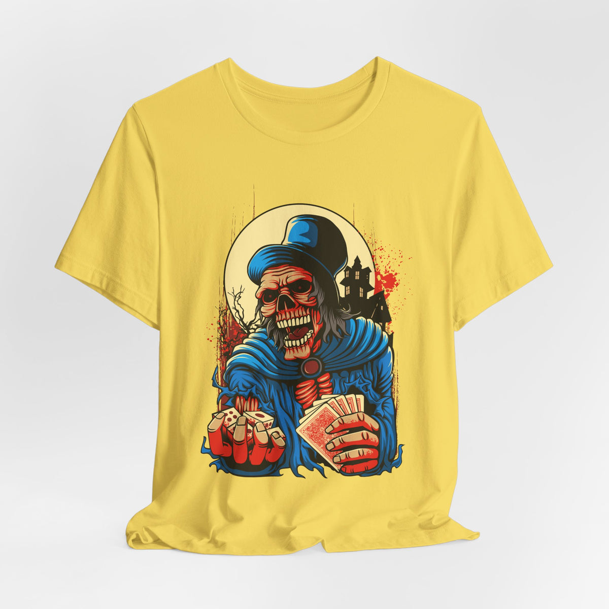 Skull Graphic Design Tee, Skull Shirt, Vintage Tees, Art Design T-Shirt, Graphic Tee, Art Shirts - 1