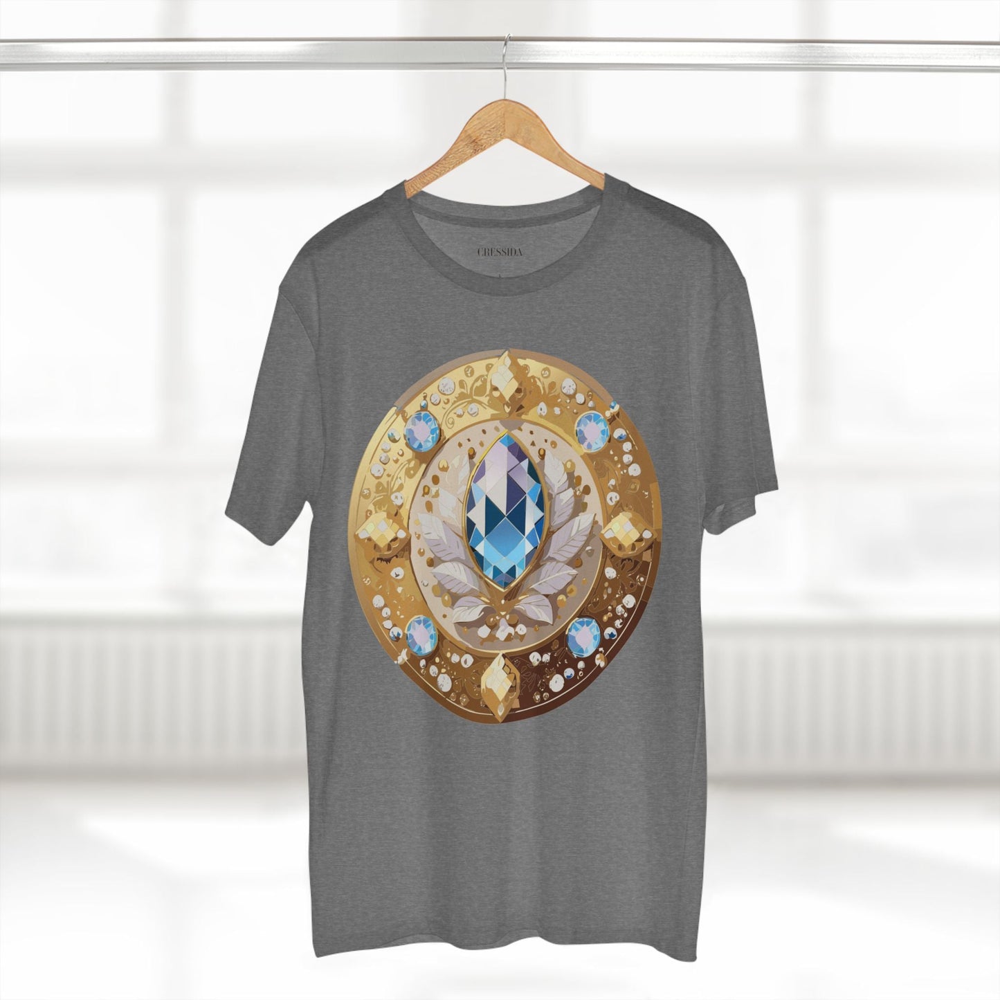 Medallion Graphic T-Shirt Unisex 100 Cotton With Gold Art Design Medal Tee 17