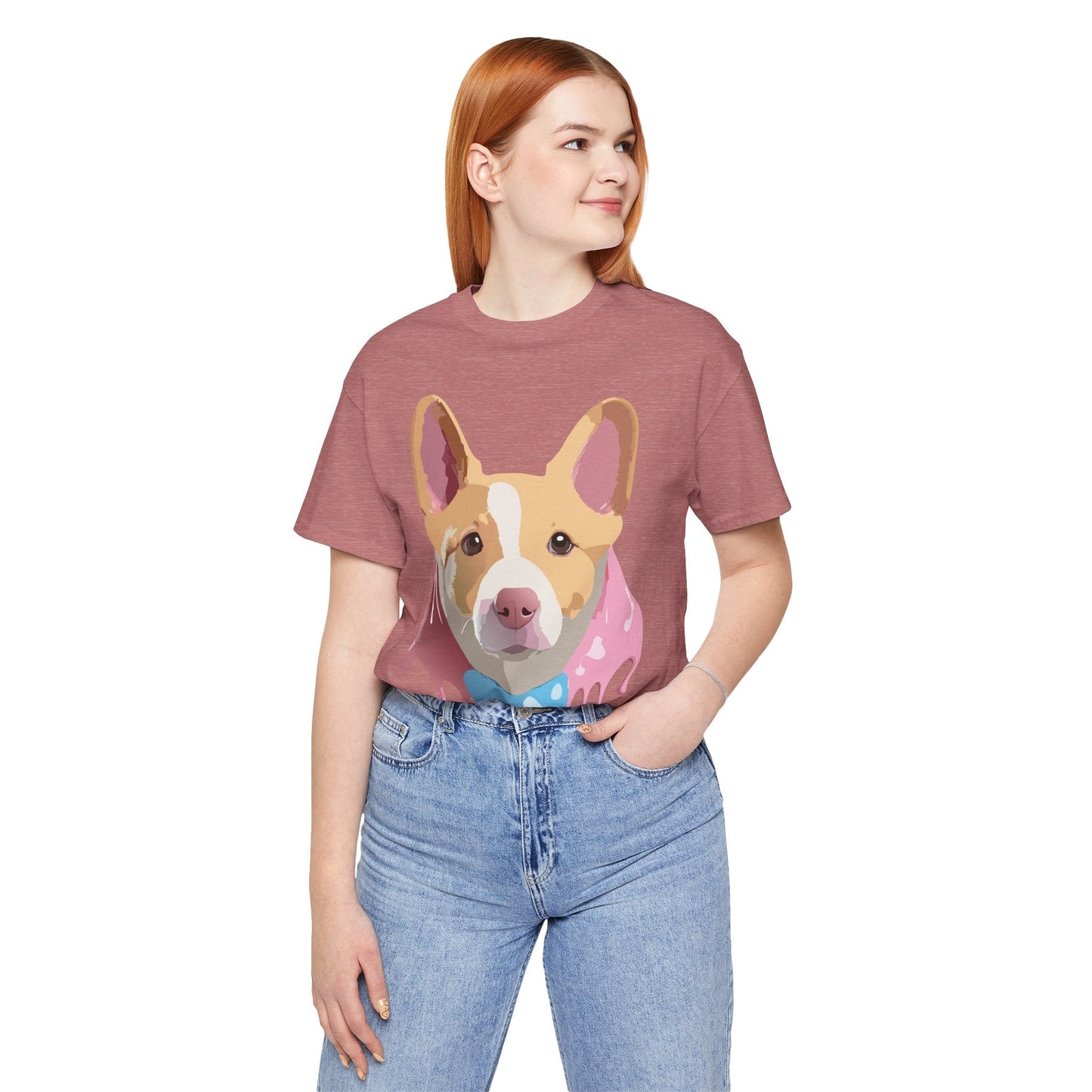 Dog Graphic Unisex 100 Cotton T-Shirt 16