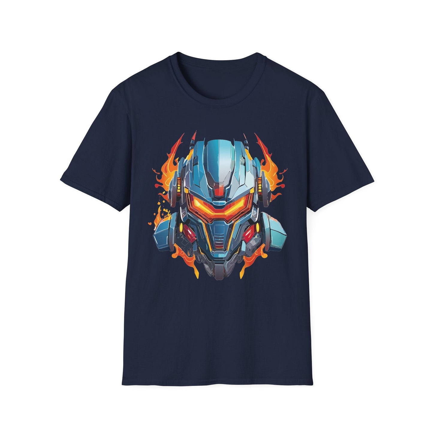 Cyborg Tee Unisex Robot Terminator Shirt Softstyle Gildan 64000 Short Sleeve Art Design