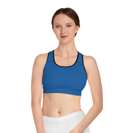 Blue Color Sports Bra, Blue Sports Bra