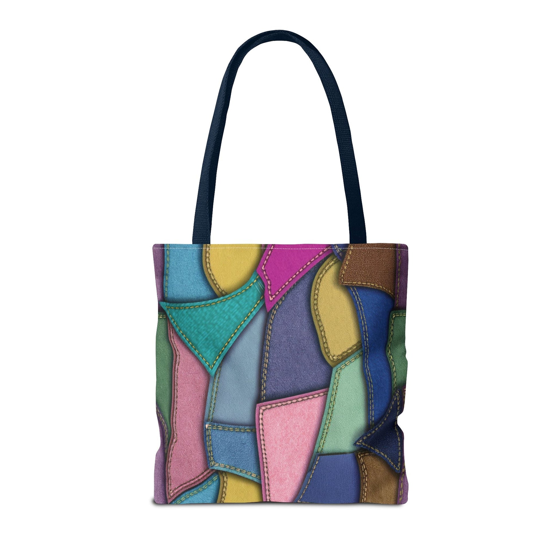 Denim Canvas Bag, Tote Bag Denim Printify