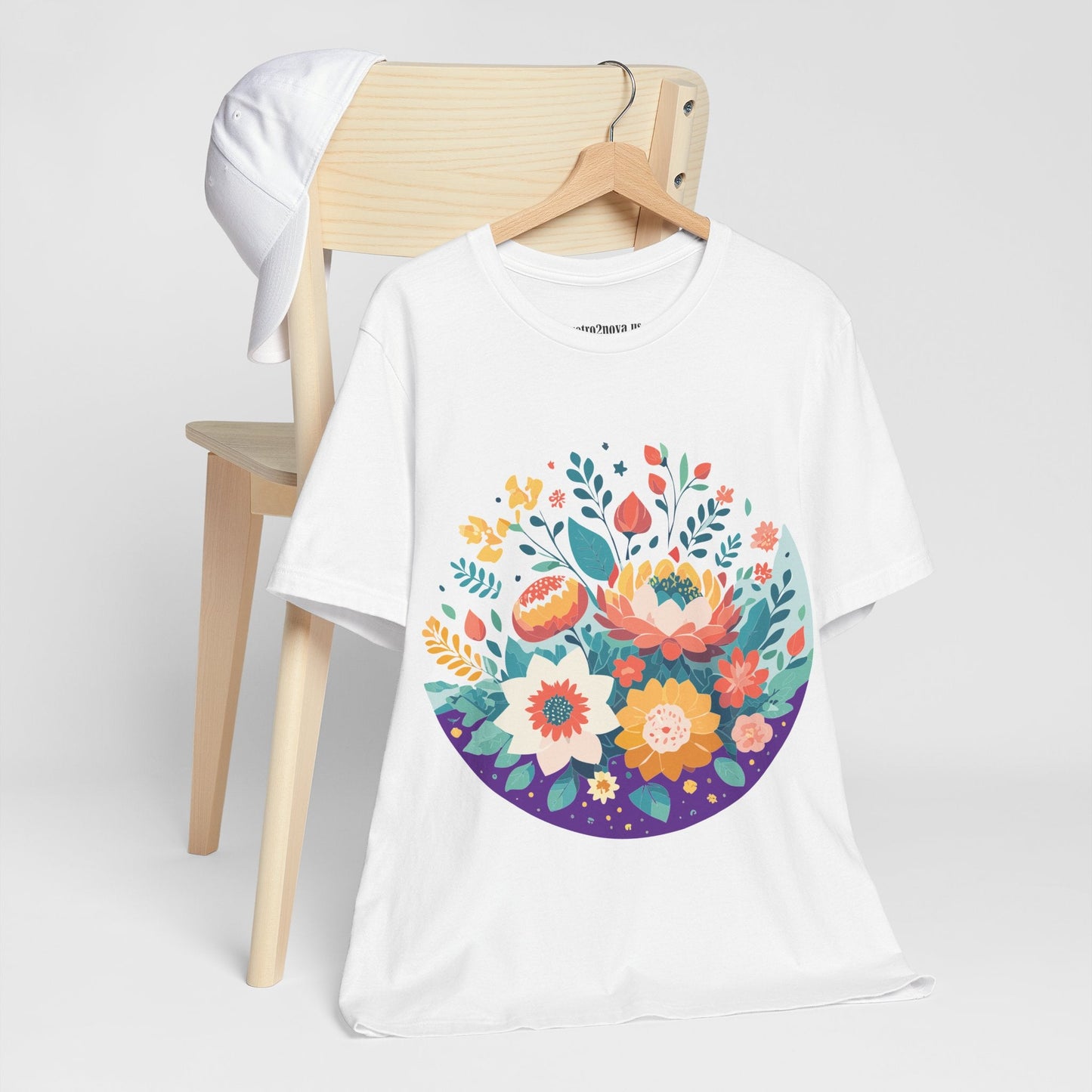 Flowers Shirt Floral Shirt Unisex Jersey Short Sleeve Tee Breathable Fabric Free Shipping