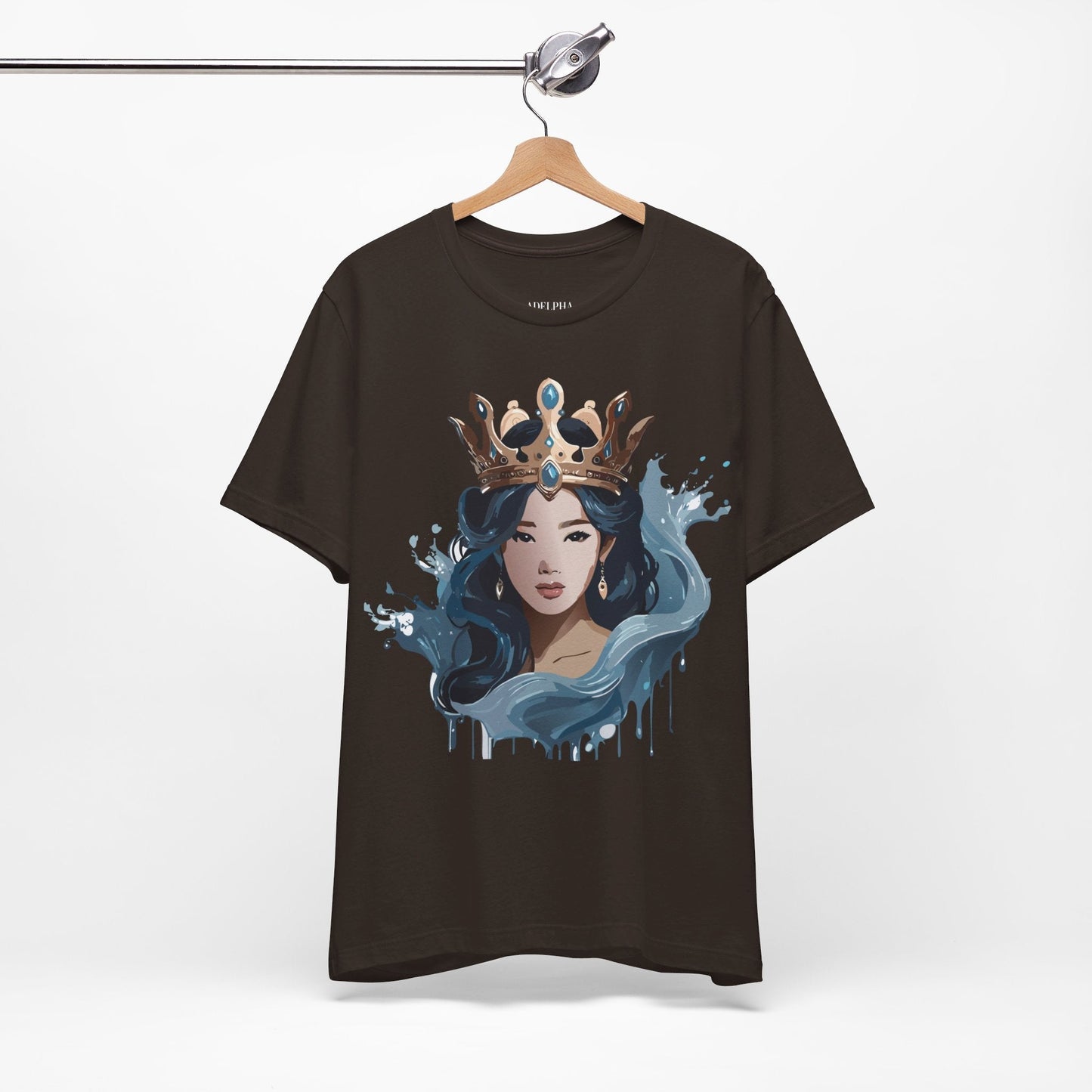 Queen Graphic Tee Unisex Vintage Inspired Art Design Shirt By Adelpha Jersey Short Sleeve