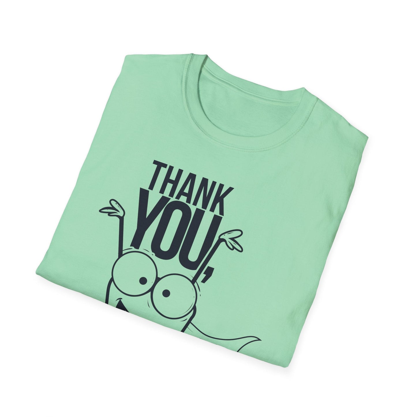 Cartoon T Shirt Animation Funny Tee Unisex Gildan Softstyle 64000 Ring Spun Cotton