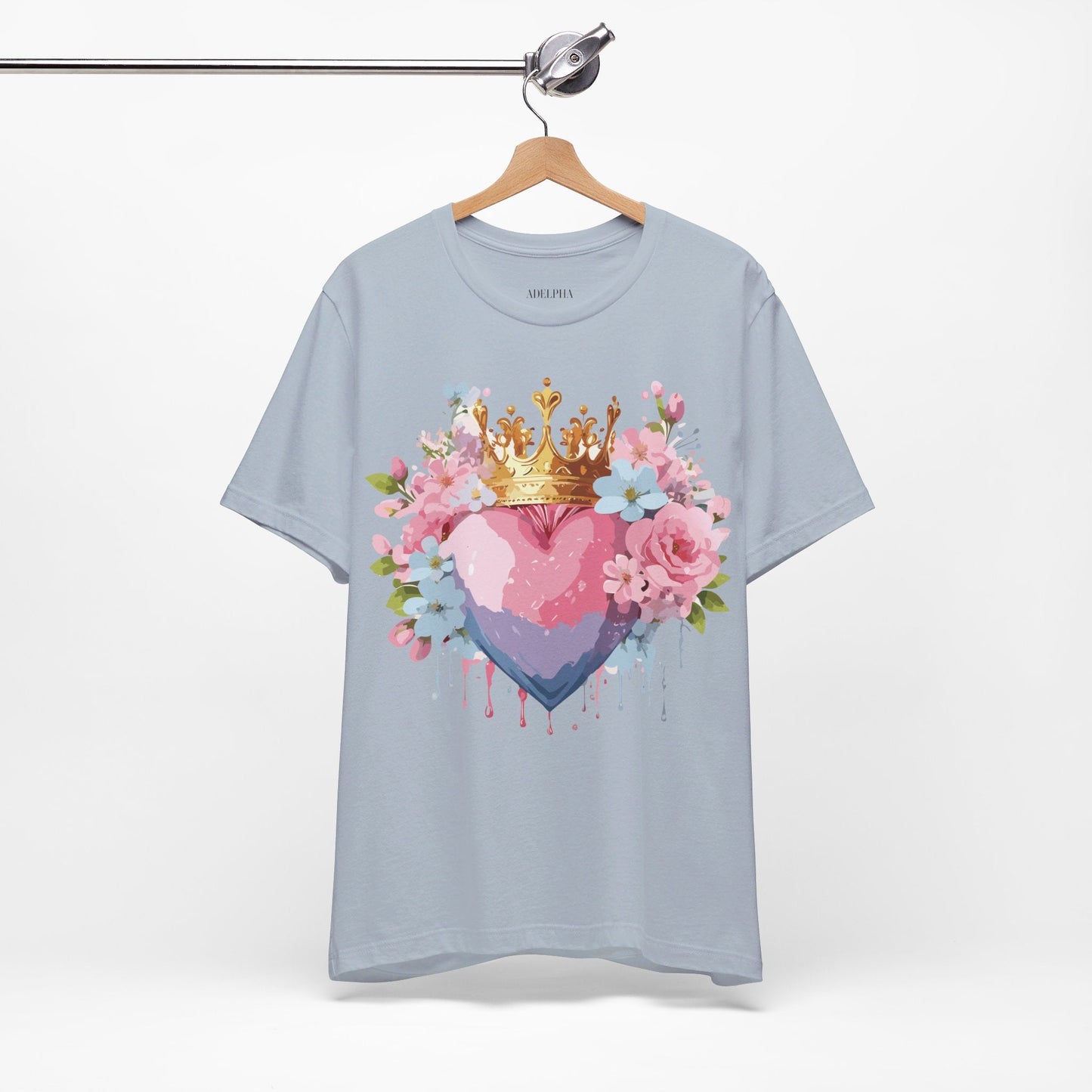 Valentine Graphic Tee Unisex Jersey Short Sleeve Adelpha Vintage Inspired Artwork