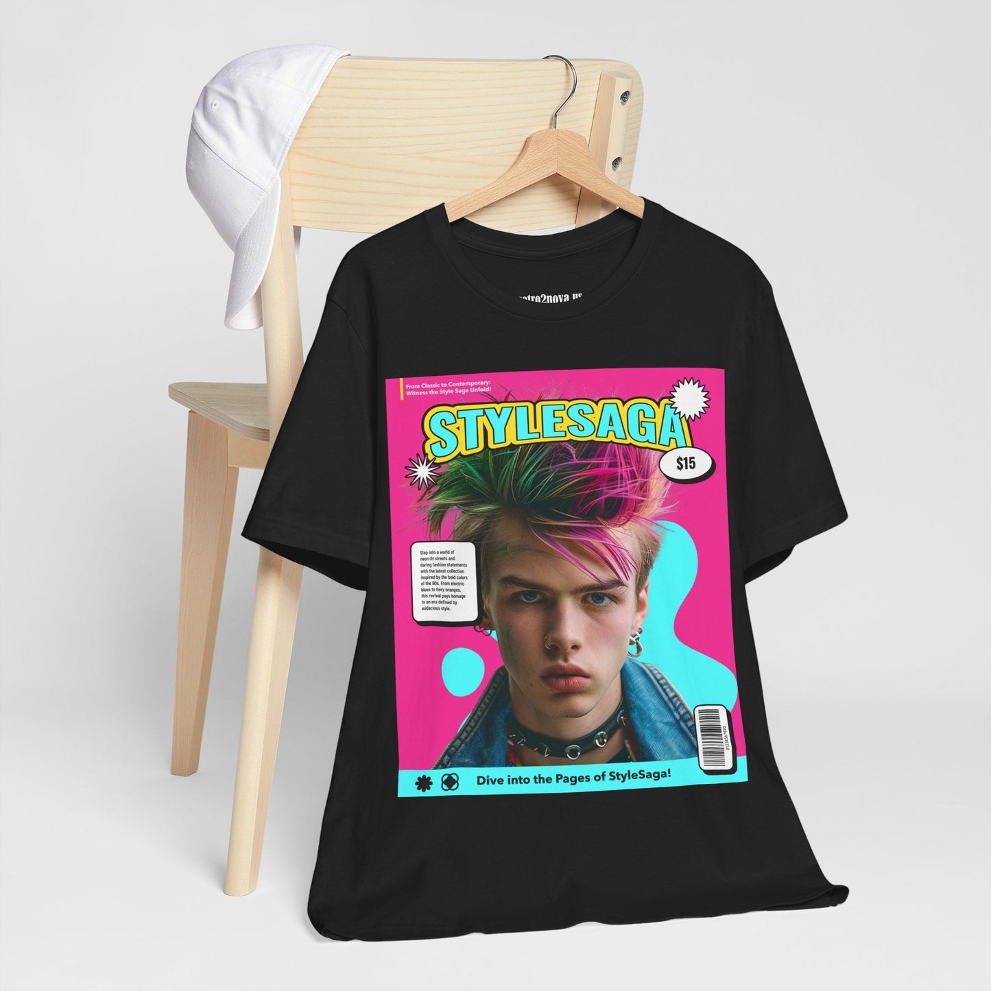 Magazine Cover Shirt Unisex Jersey Short Sleeve Tee Lightweight 4.2 Oz