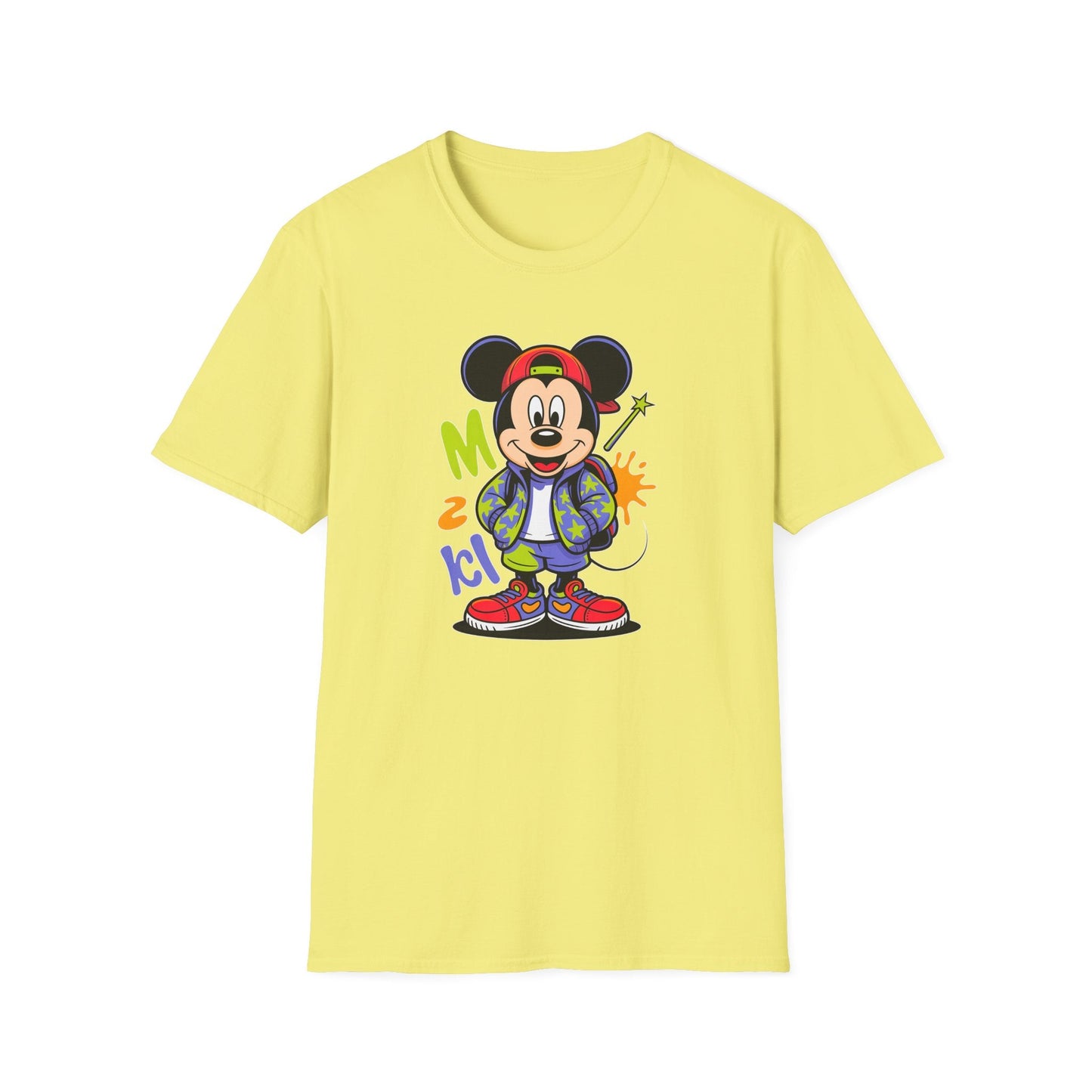 Cartoon T Shirt With Animation Design Unisex Gildan Softstyle 64000 Tee For Funny Animals