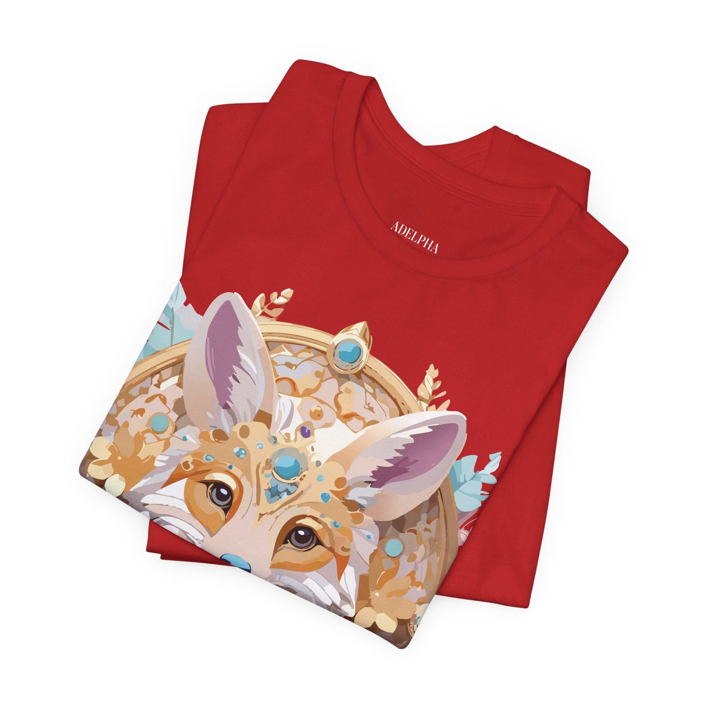 Unisex Graphic Tee From Adelpha Medallion Art Design Vintage Inspired Look Everyday Wear Style