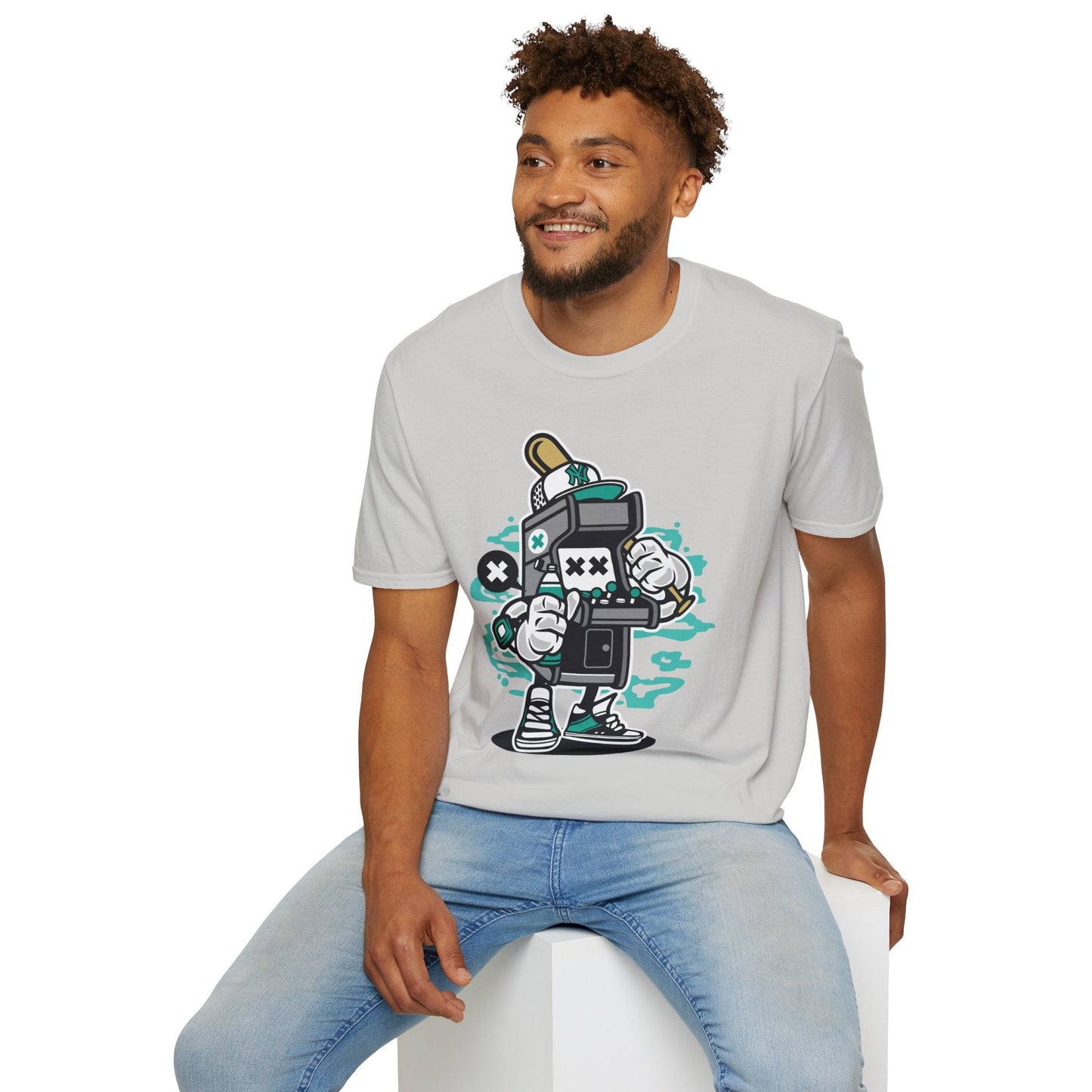 Unisex Gildan Softstyle Cartoon T Shirt Animation Design Funny Tee Ring Spun Cotton