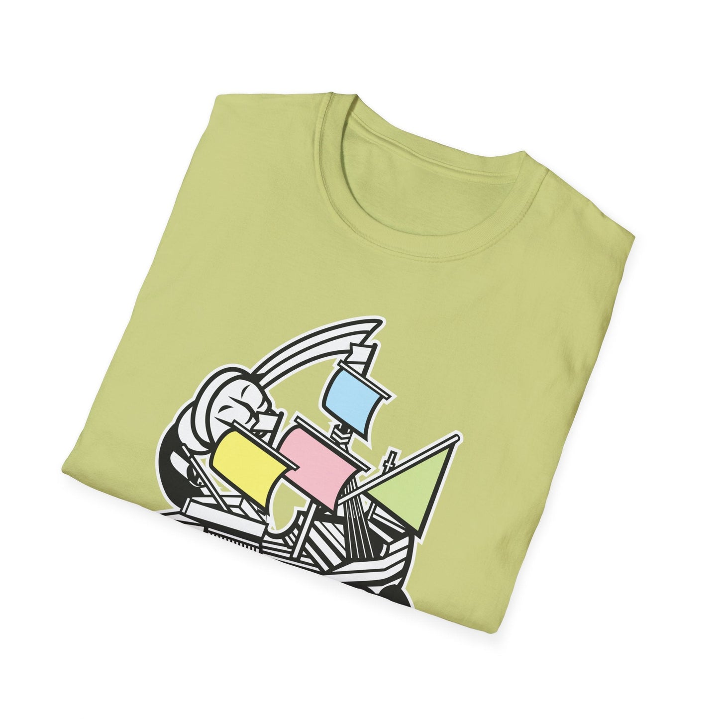 Cartoon T Shirt Animation Tee Funny Unisex Gildan Softstyle 64000 Short Sleeve Cotton