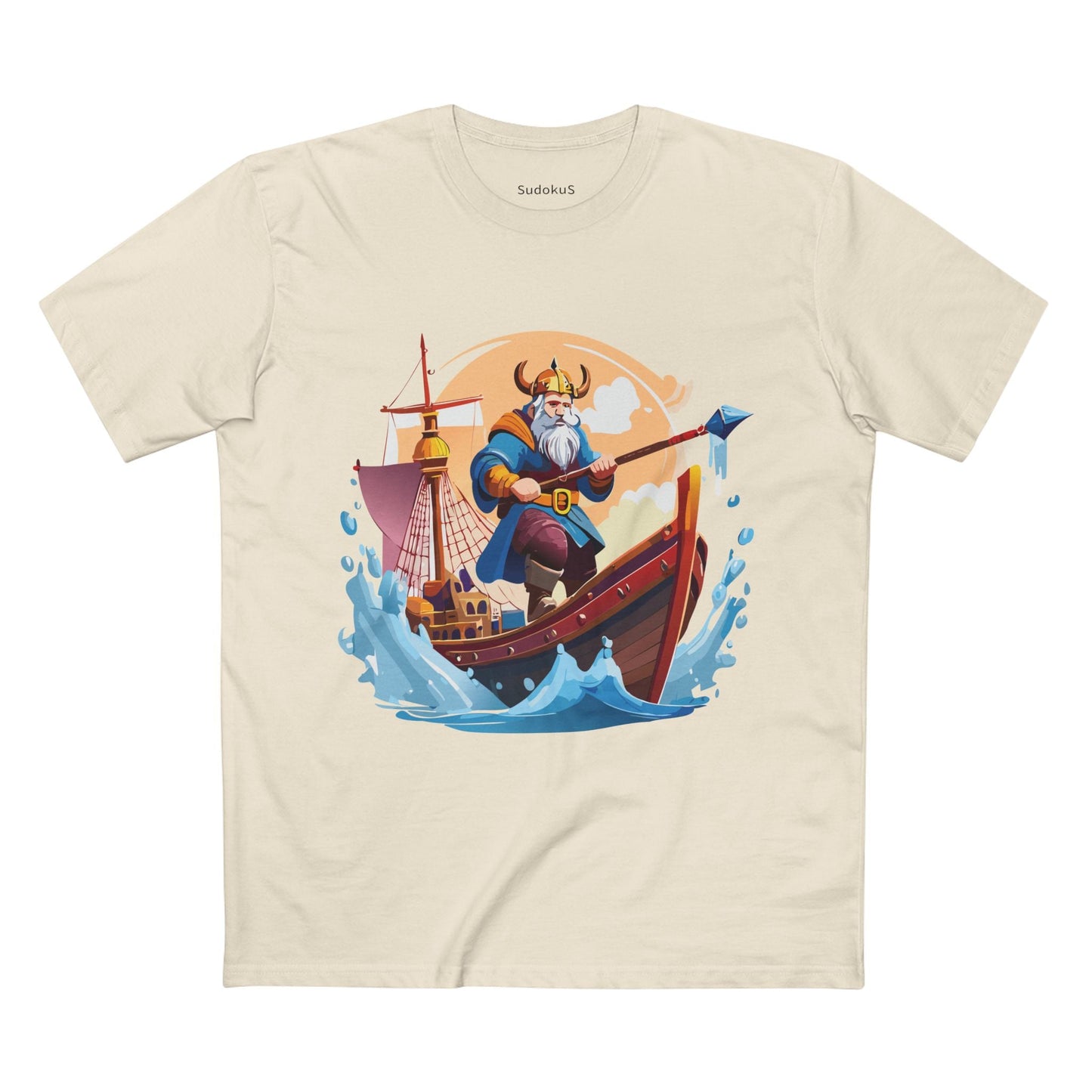 Viking Graphic Unisex 100 Cotton Staple Tee 4