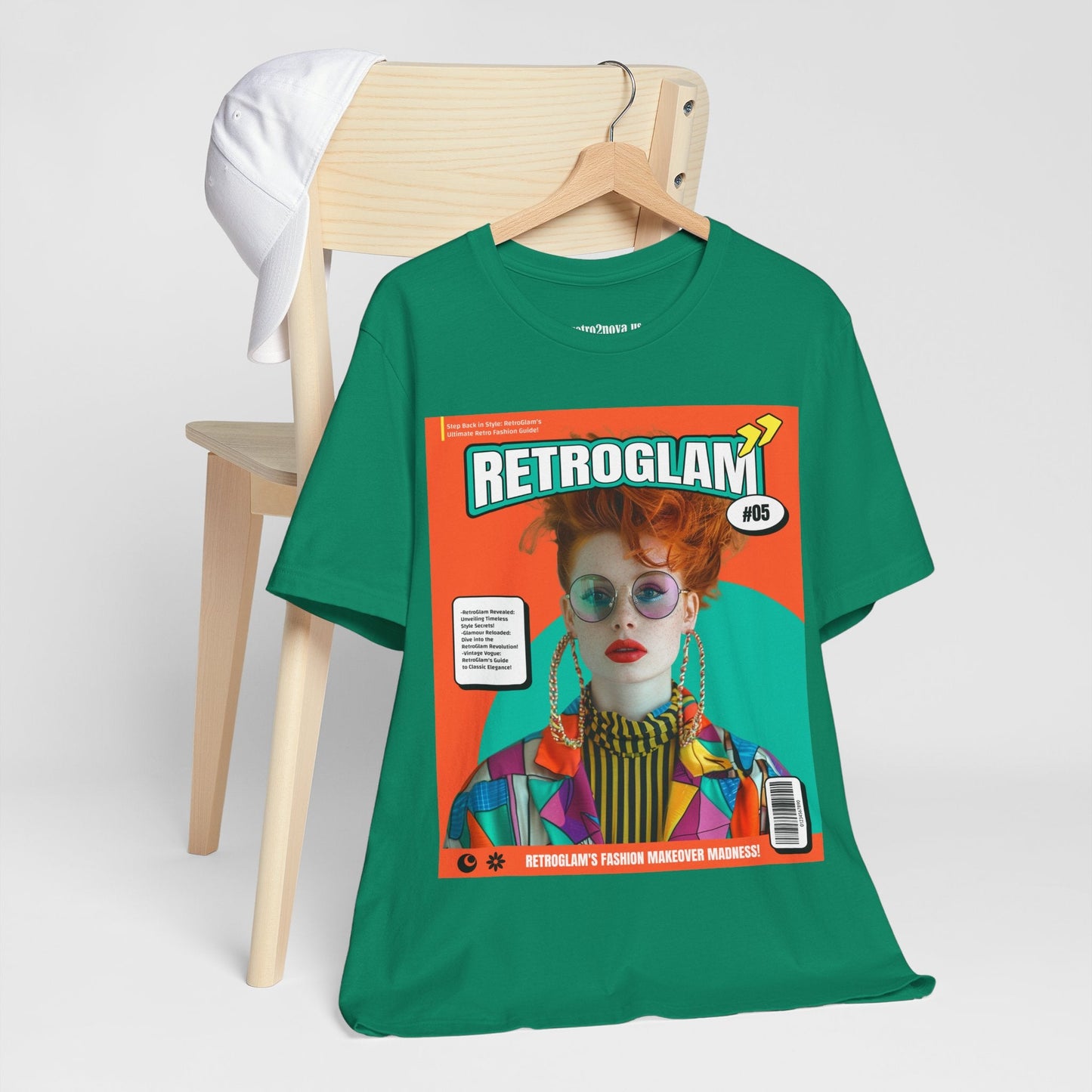Magazine Cover Shirt Unisex Short Sleeve Tee Lightweight Breathable Fabric