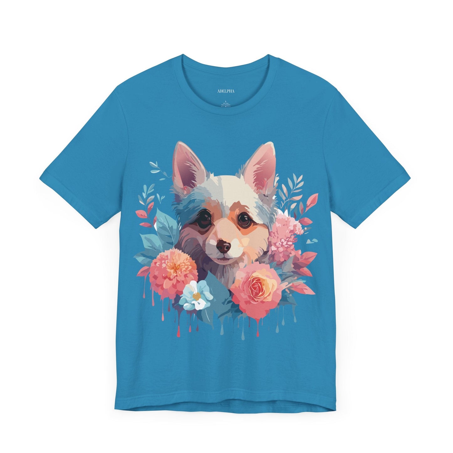 Dog Graphic Tee Unisex Short Sleeve Premium Vintage Inspired Artwork From Adelpha