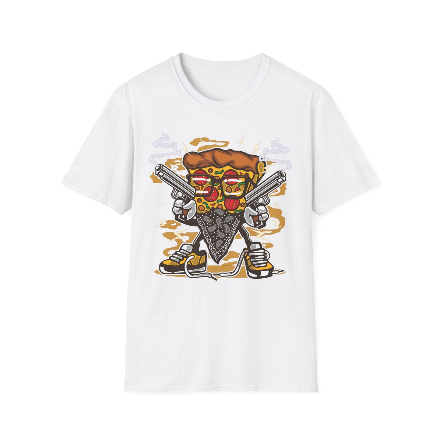Unisex Cotton T-Shirt with Cartoon Graphic Design